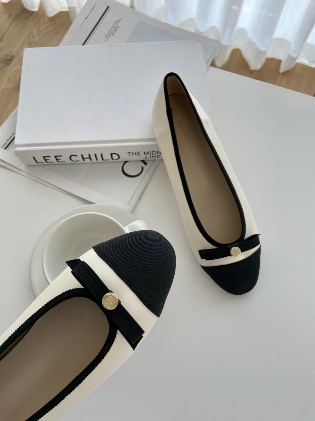 Ribbon combi black&white flat-2col