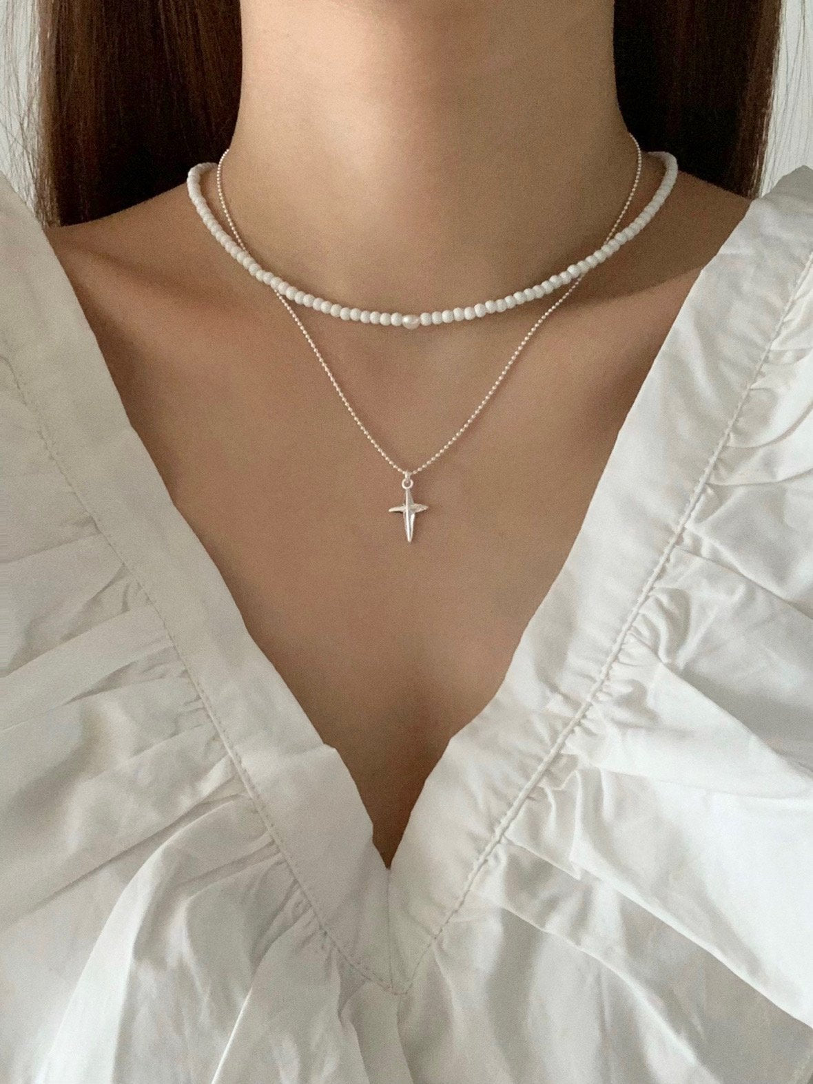 star silver necklace