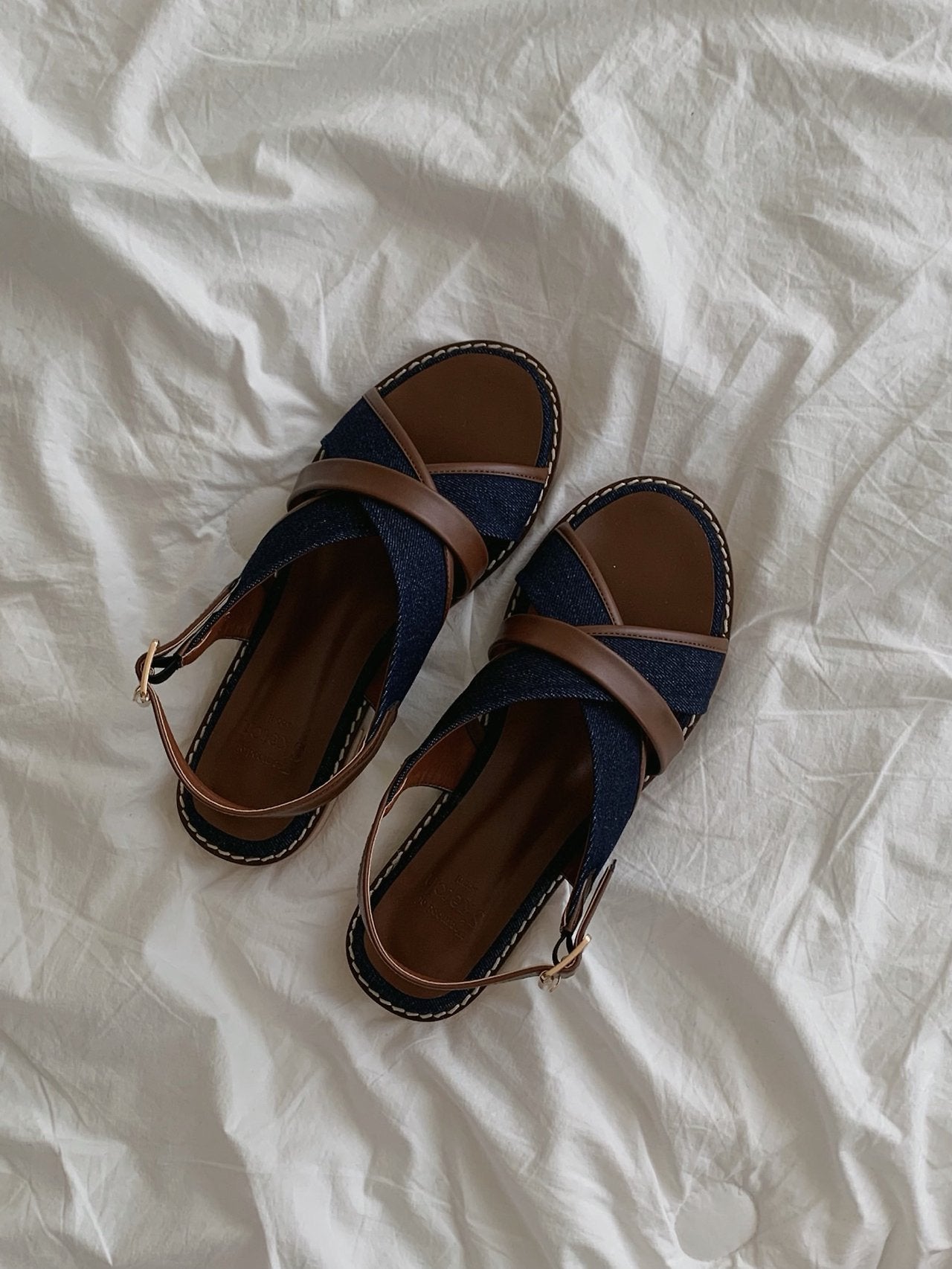 Canvas X-strap Sandal