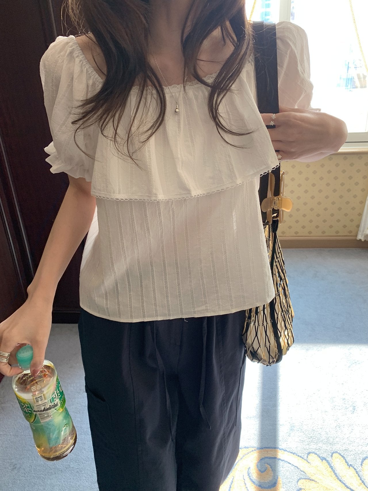 Fre off blouse