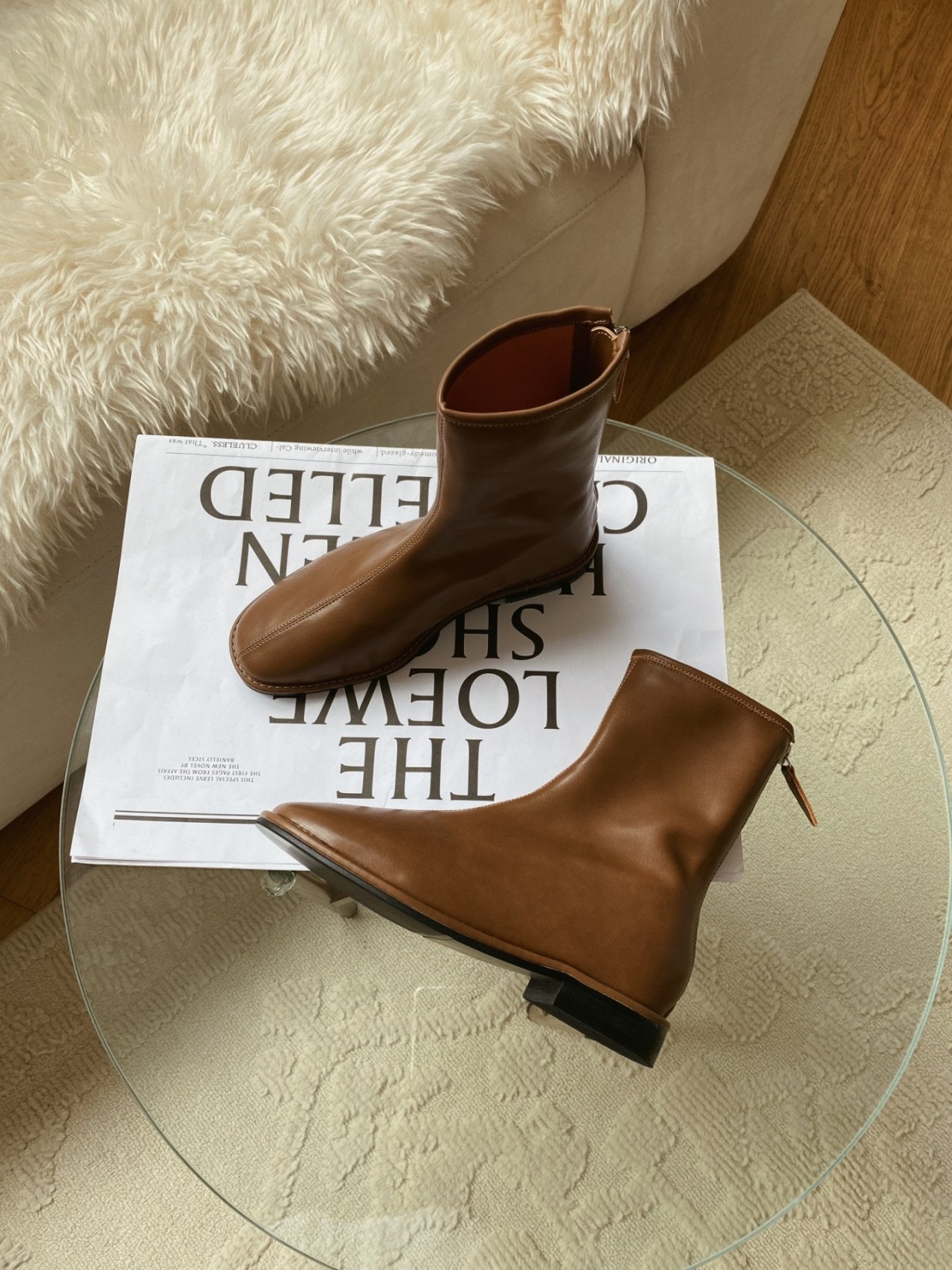 Madeleine stitch ankle boots-2col