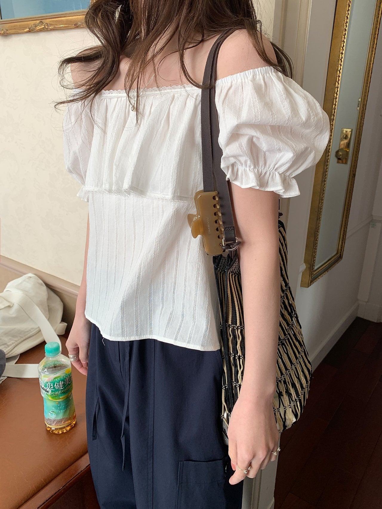 Fre off blouse