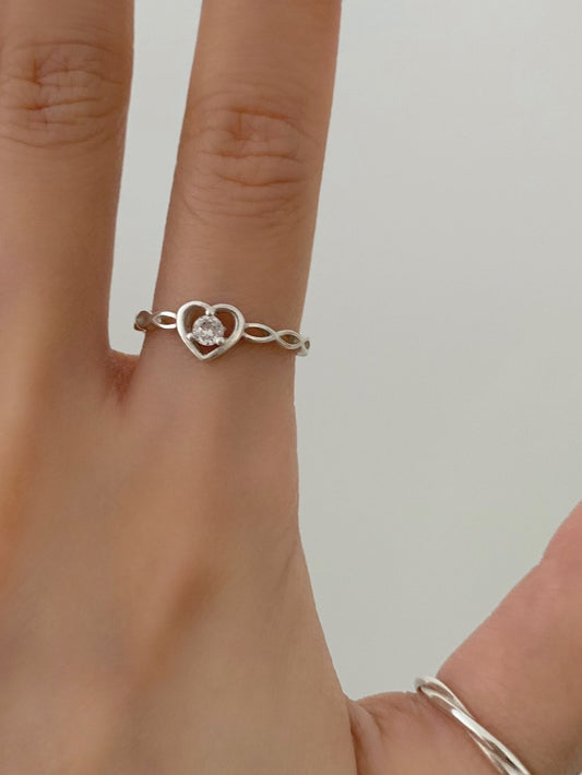 Cupid heart ring