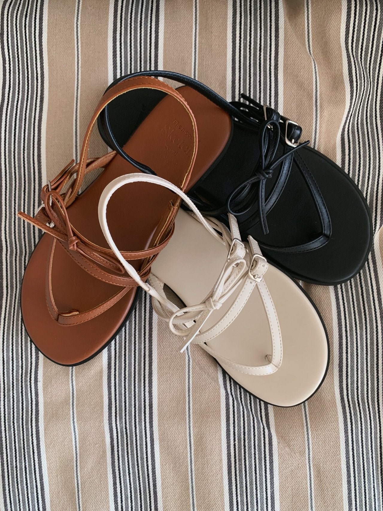 Monet Ribbon Sandals