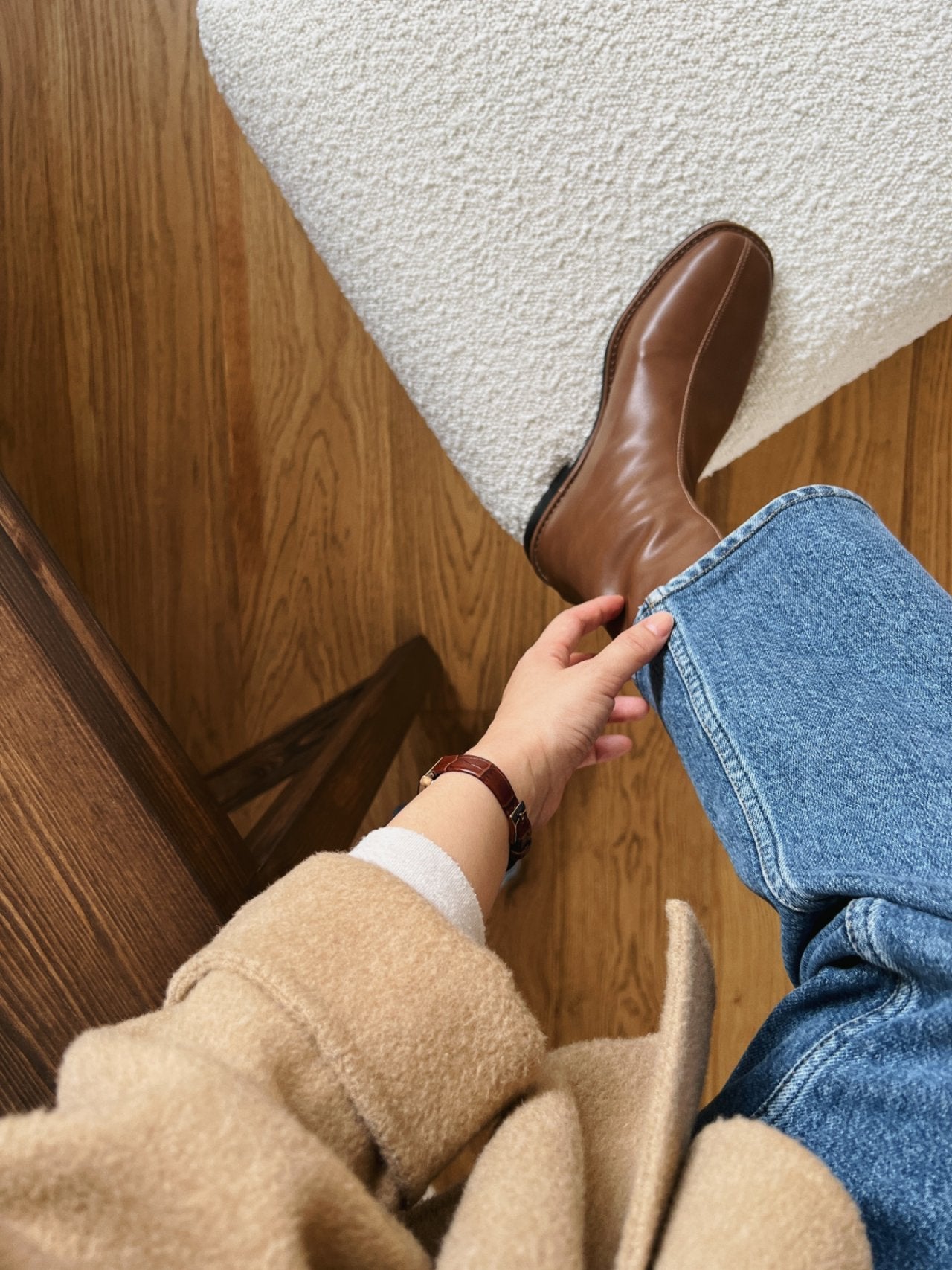 Madeleine stitch ankle boots-2col