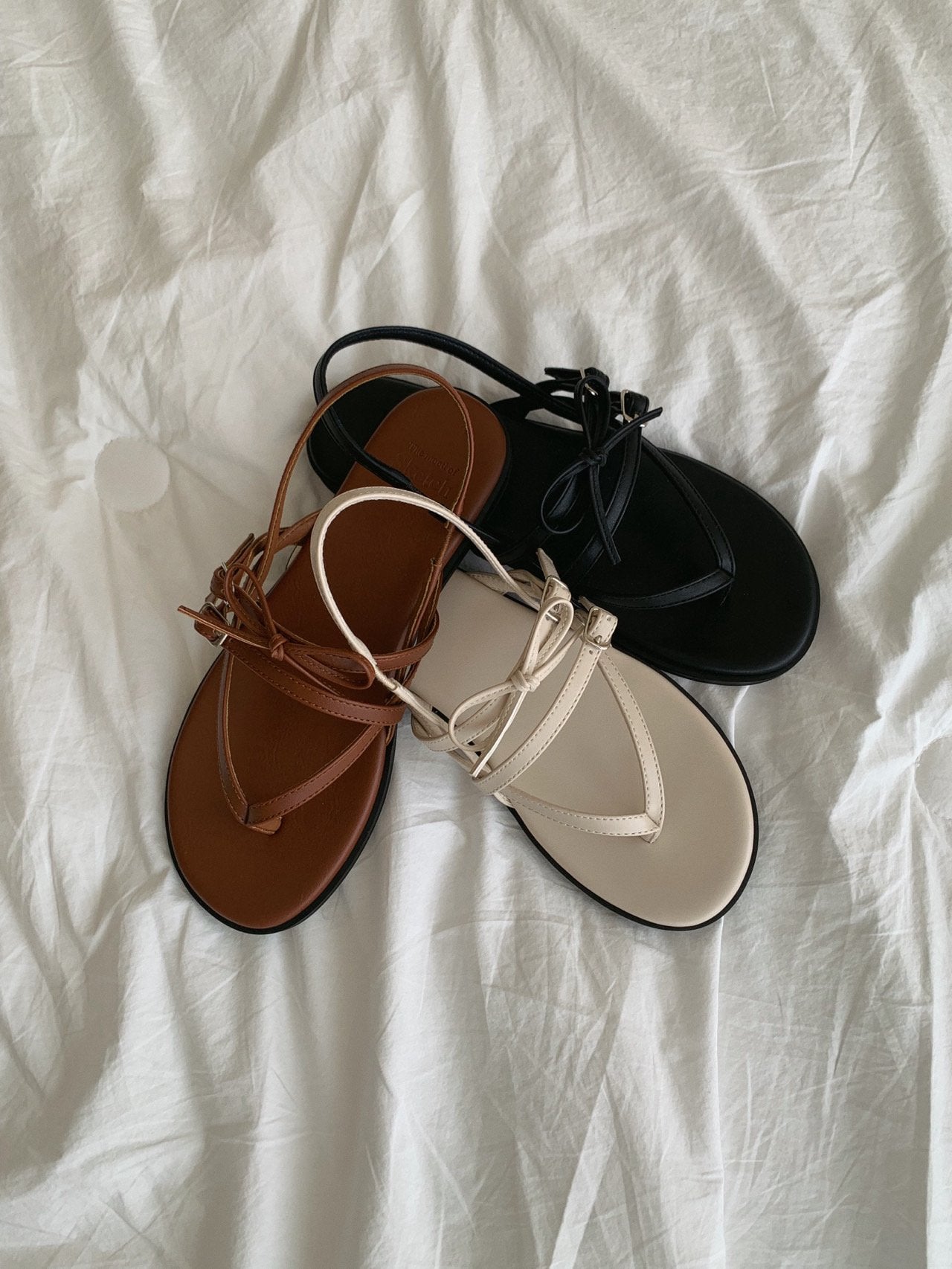 Monet Ribbon Sandals