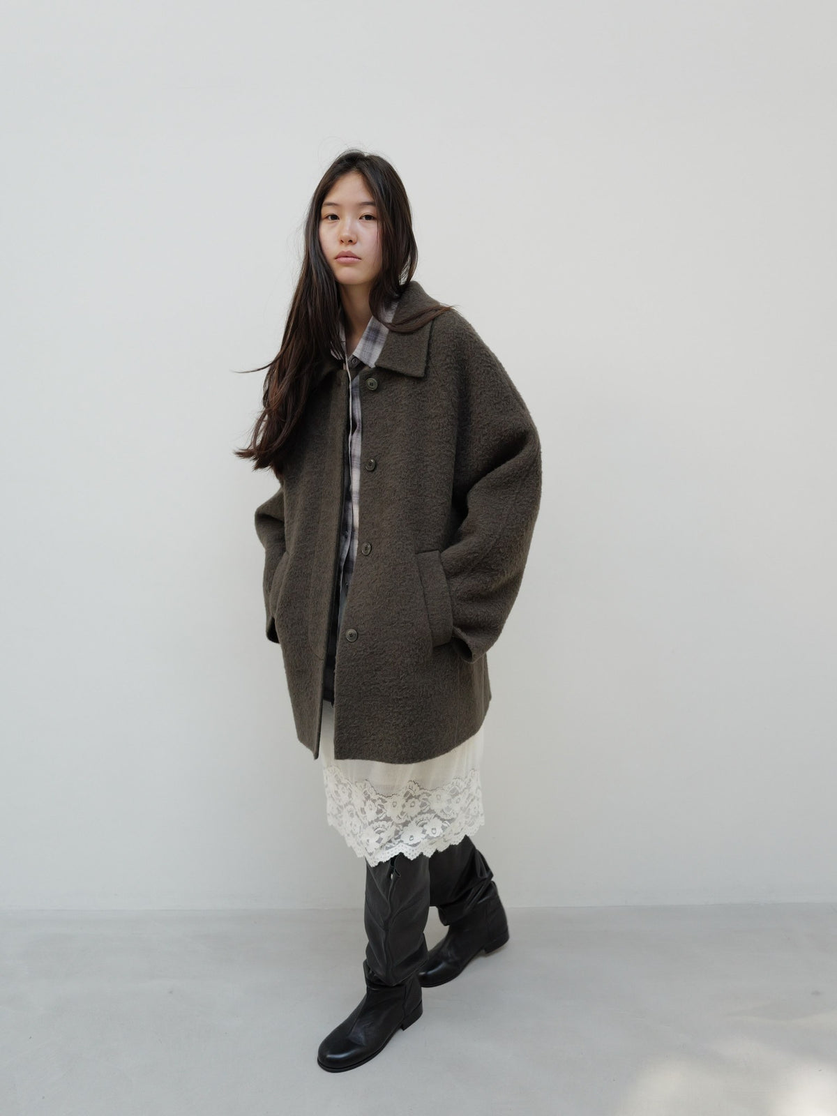 ove alpaca hand coat-2col