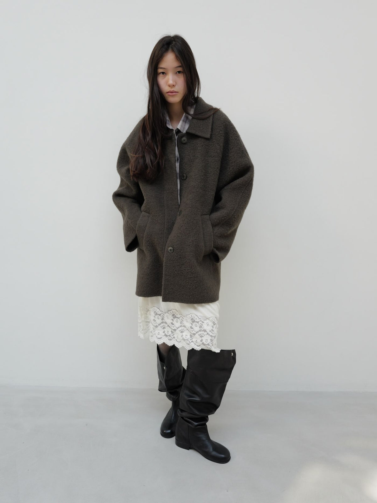 ove alpaca hand coat-2col
