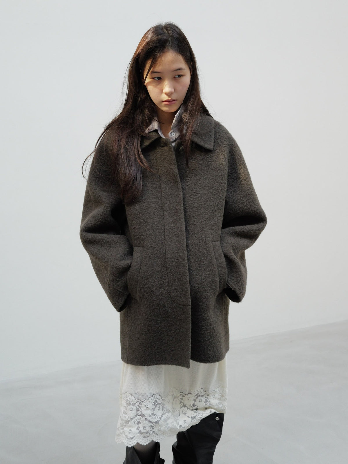 ove alpaca hand coat-2col
