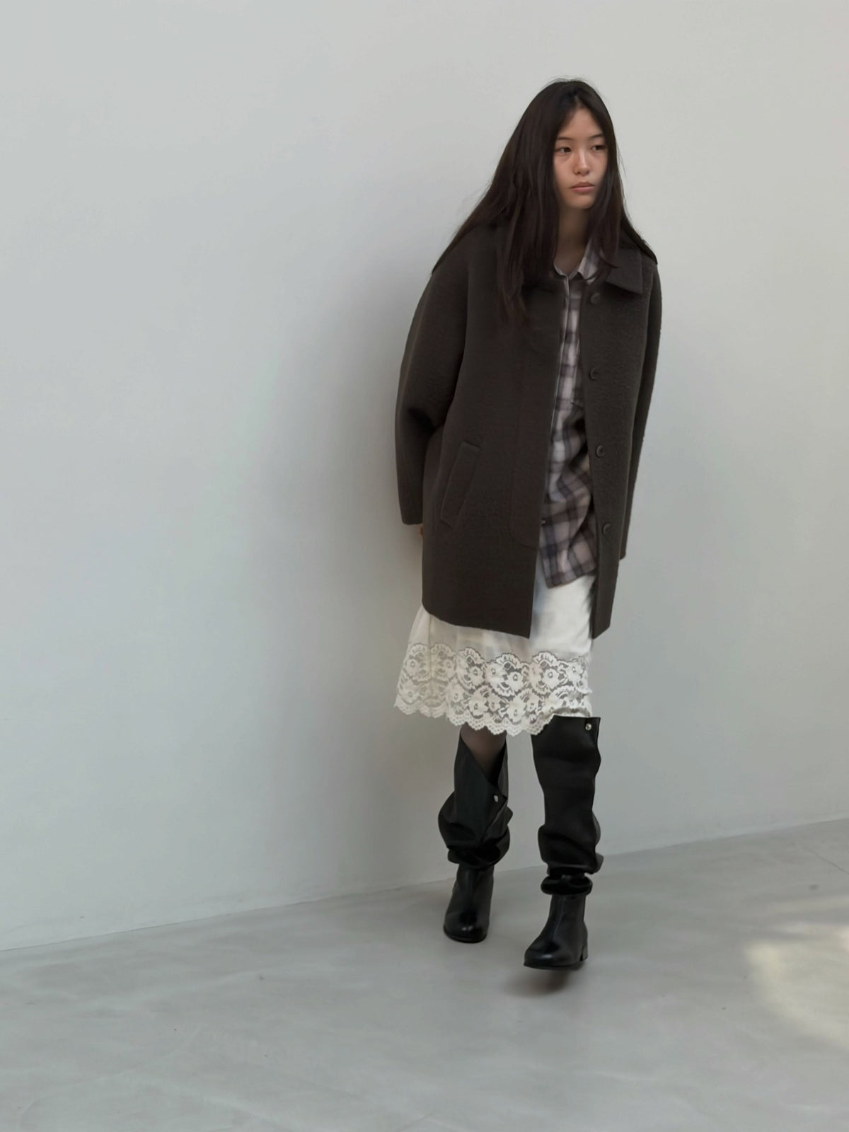 ove alpaca hand coat-2col