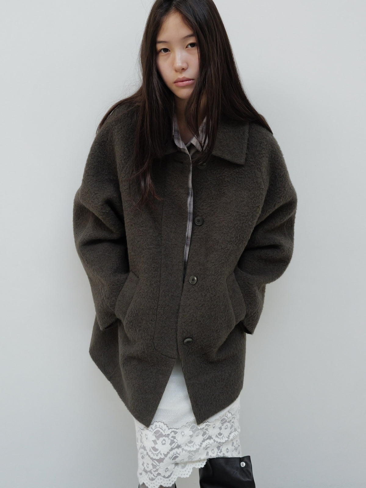 ove alpaca hand coat-2col