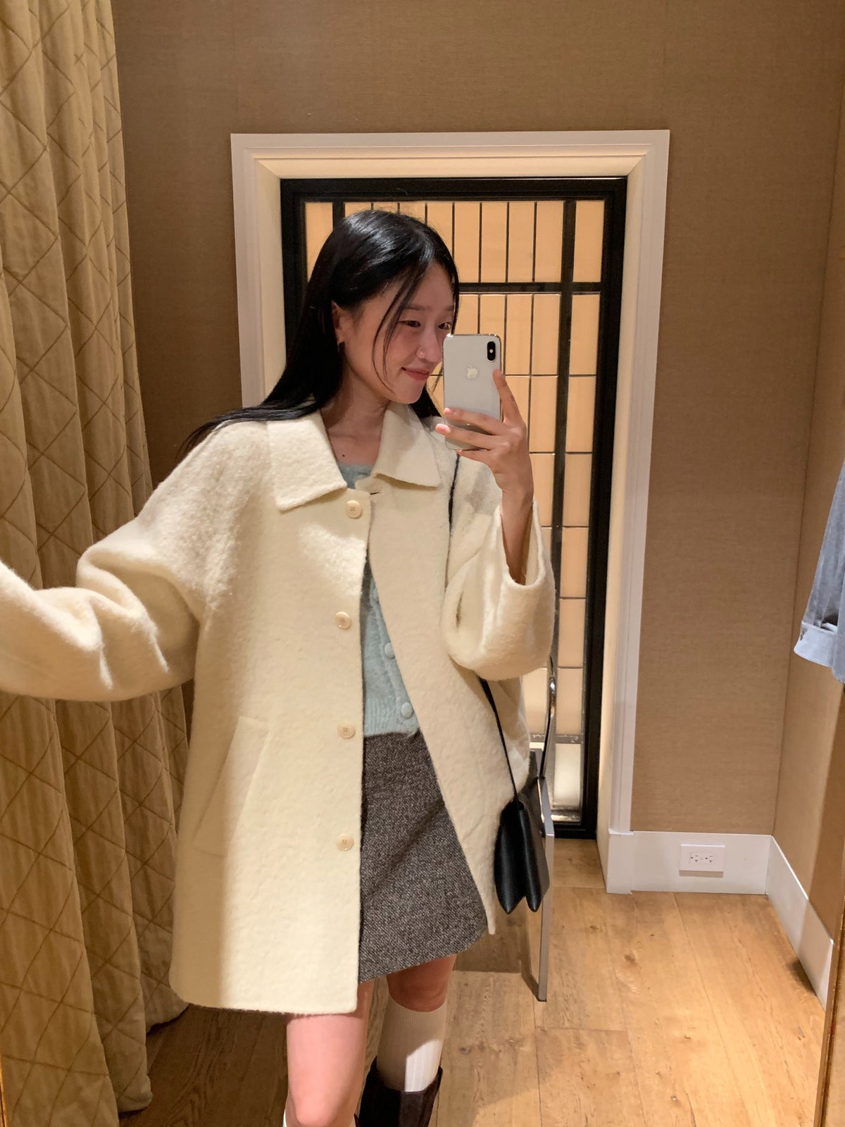 ove alpaca hand coat-2col