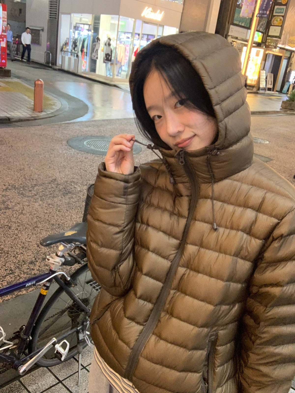 sheer shell down jacket-4col