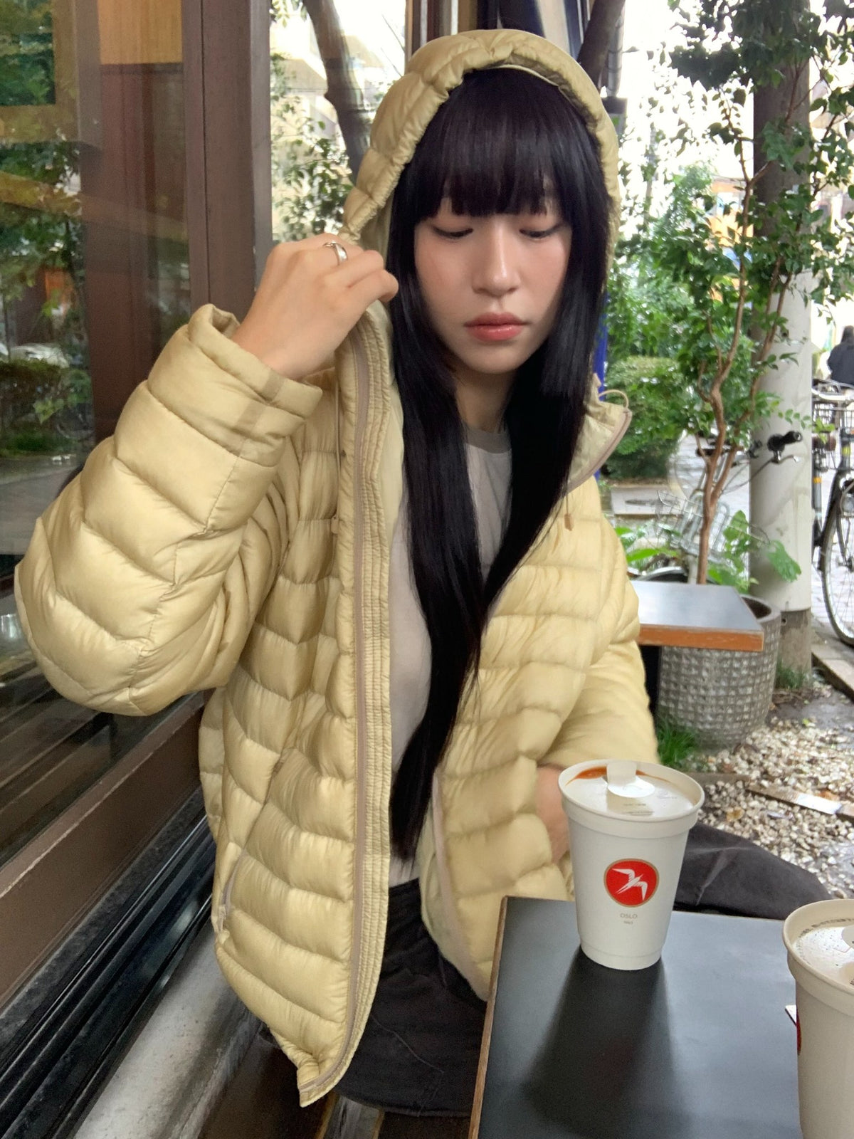 sheer shell down jacket-4col