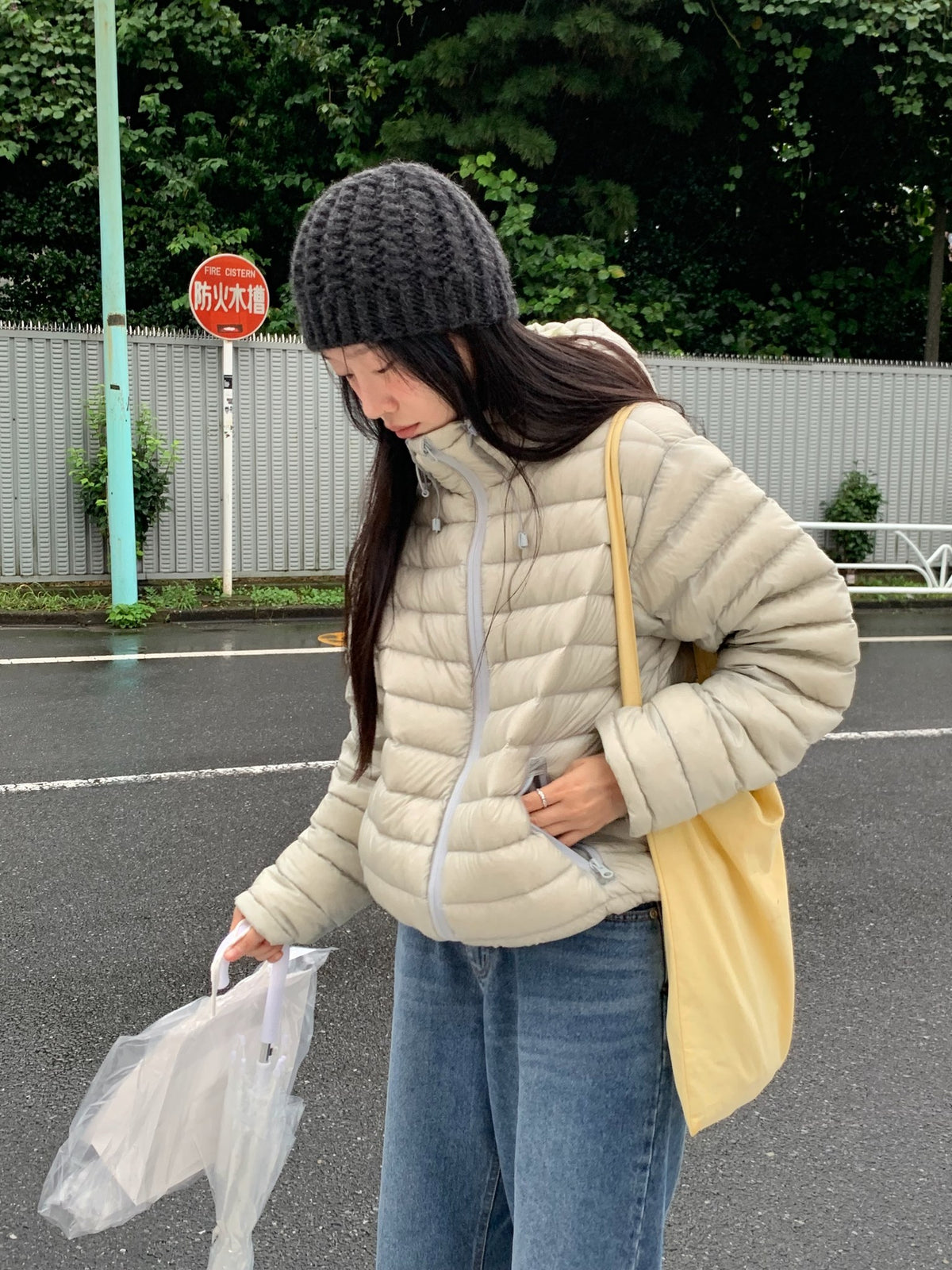 sheer shell down jacket-4col
