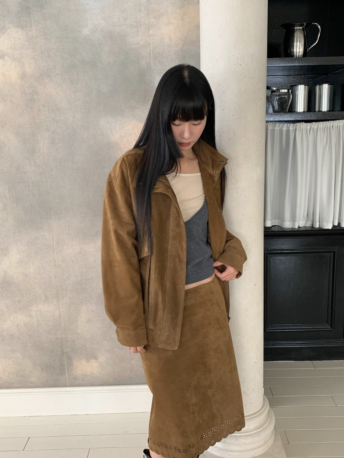 more suede jacket
