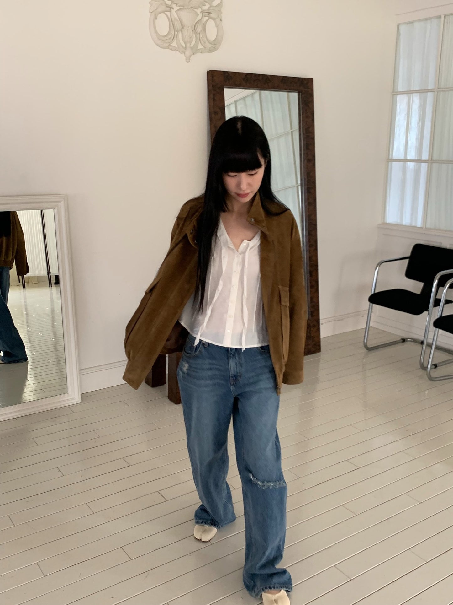 more suede jacket