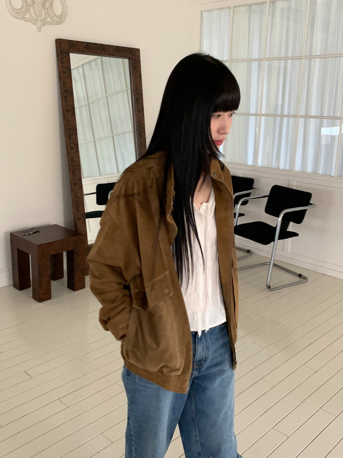 more suede jacket