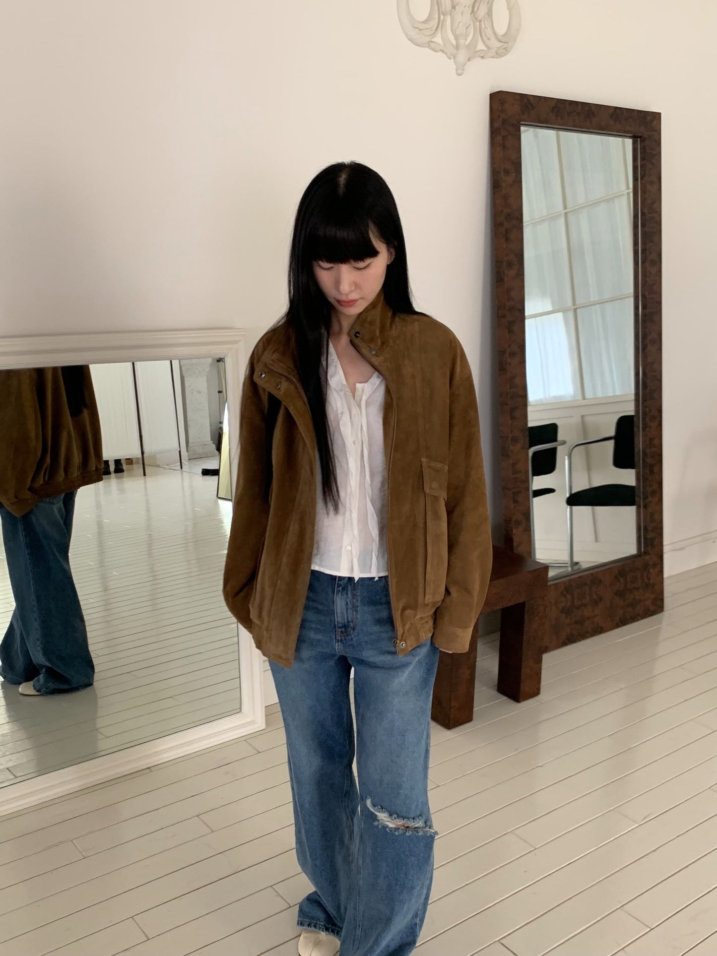 more suede jacket