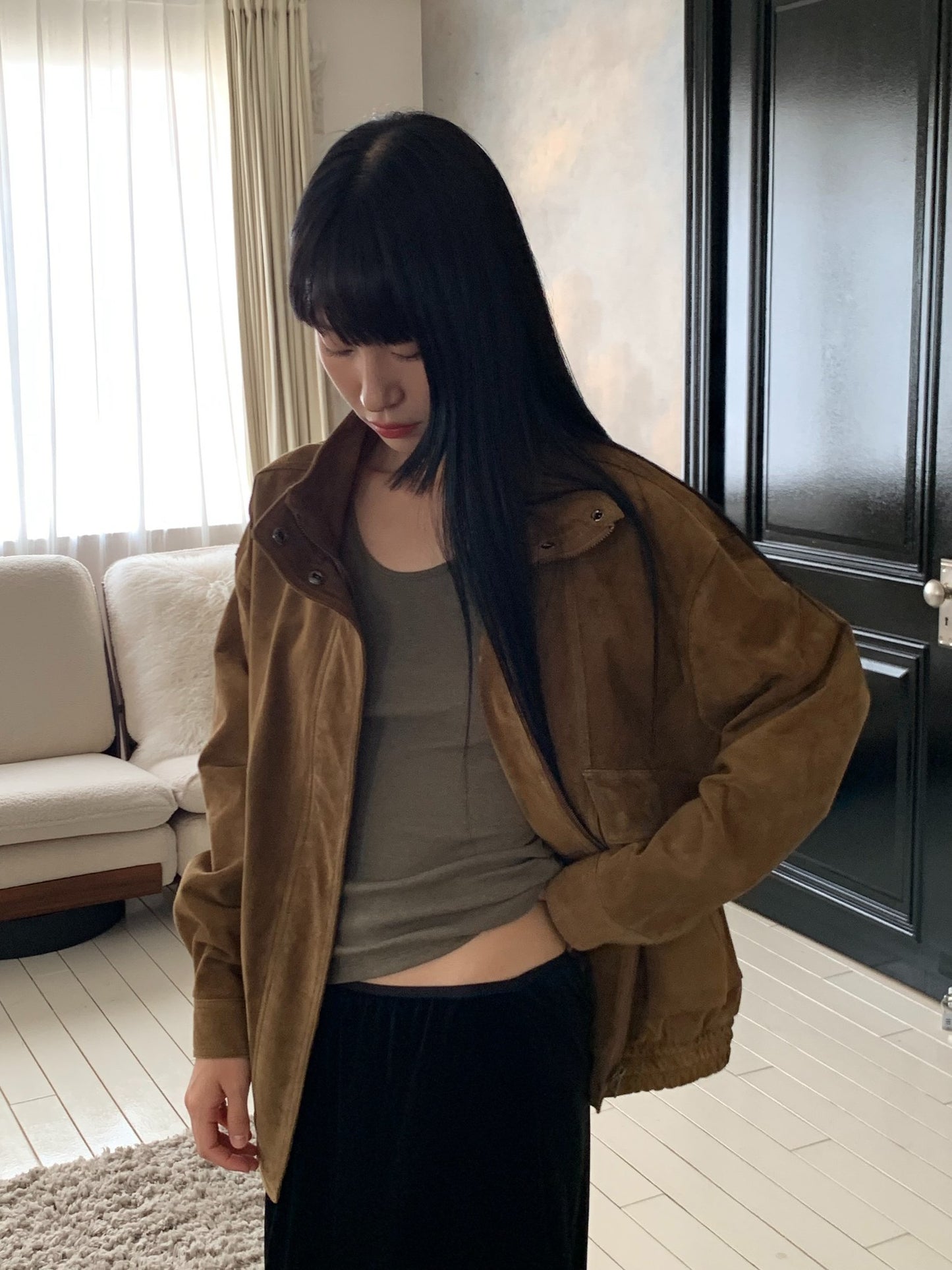 more suede jacket