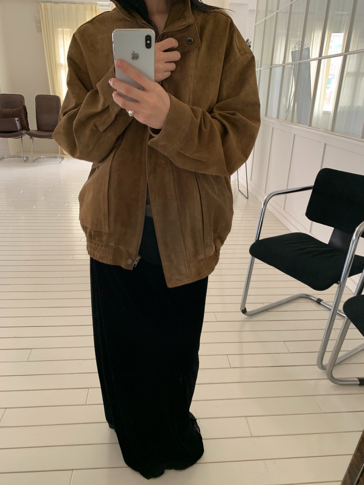 more suede jacket