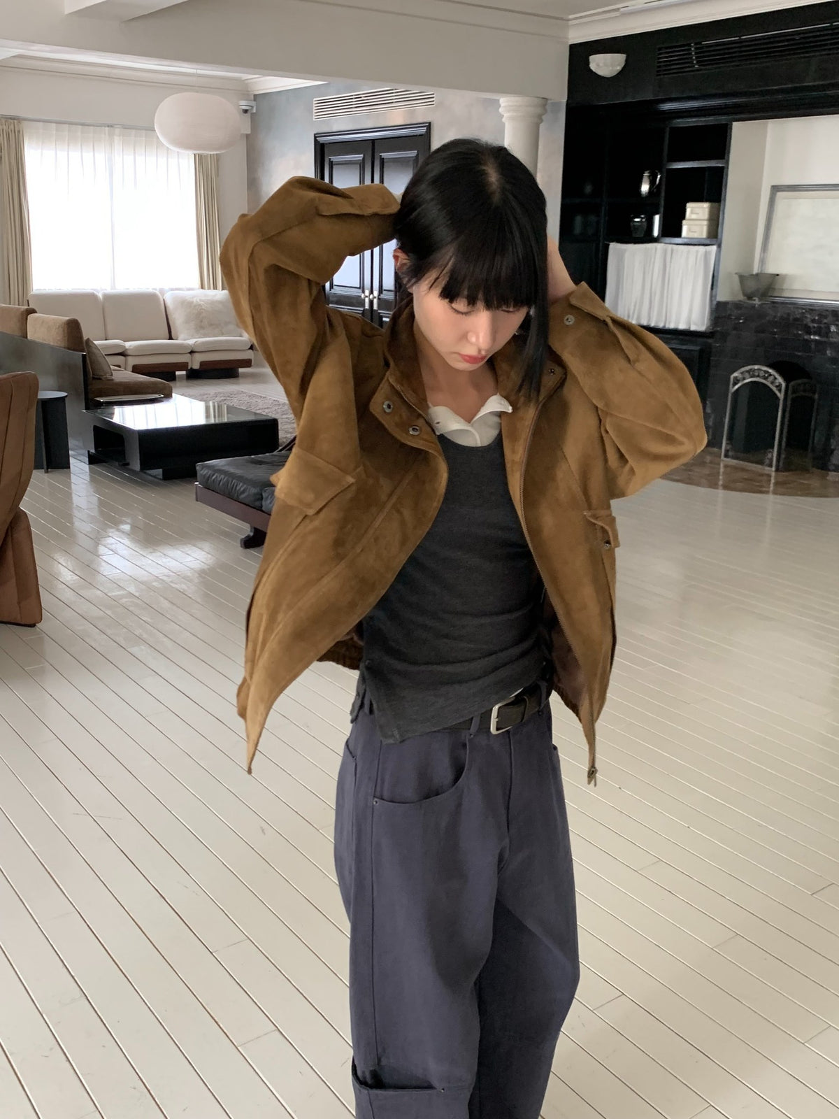more suede jacket