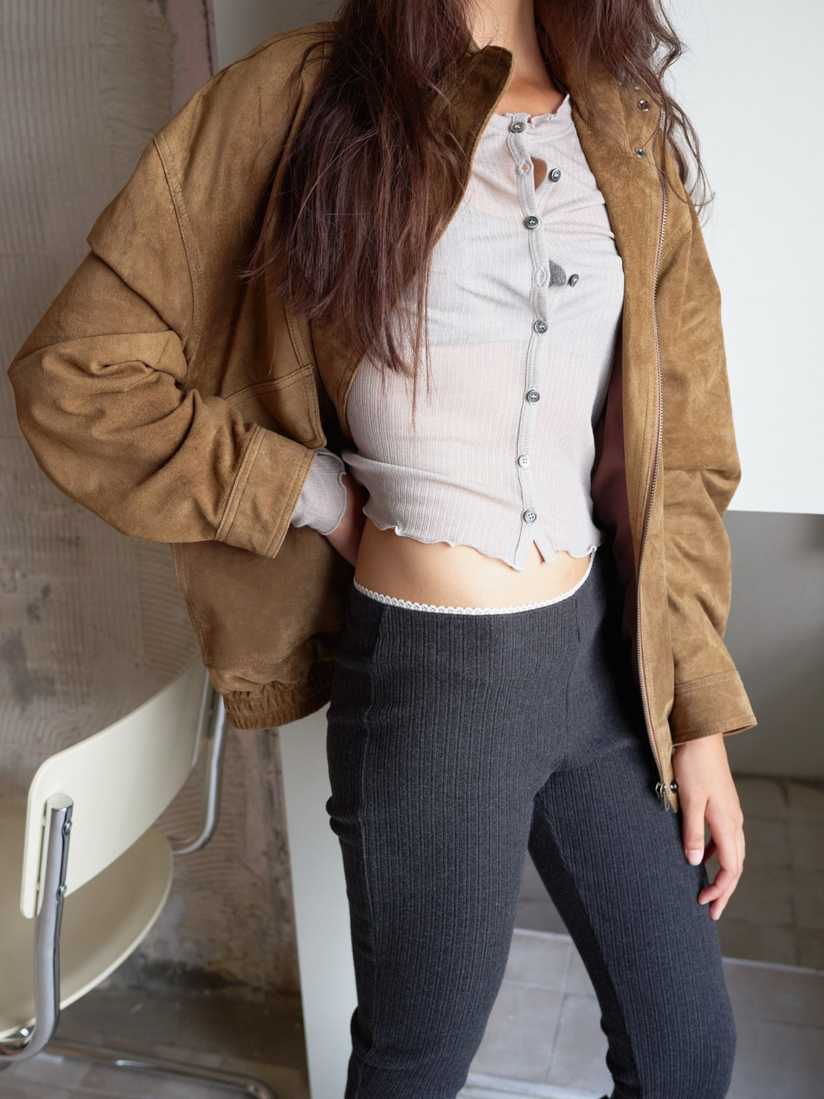more suede jacket