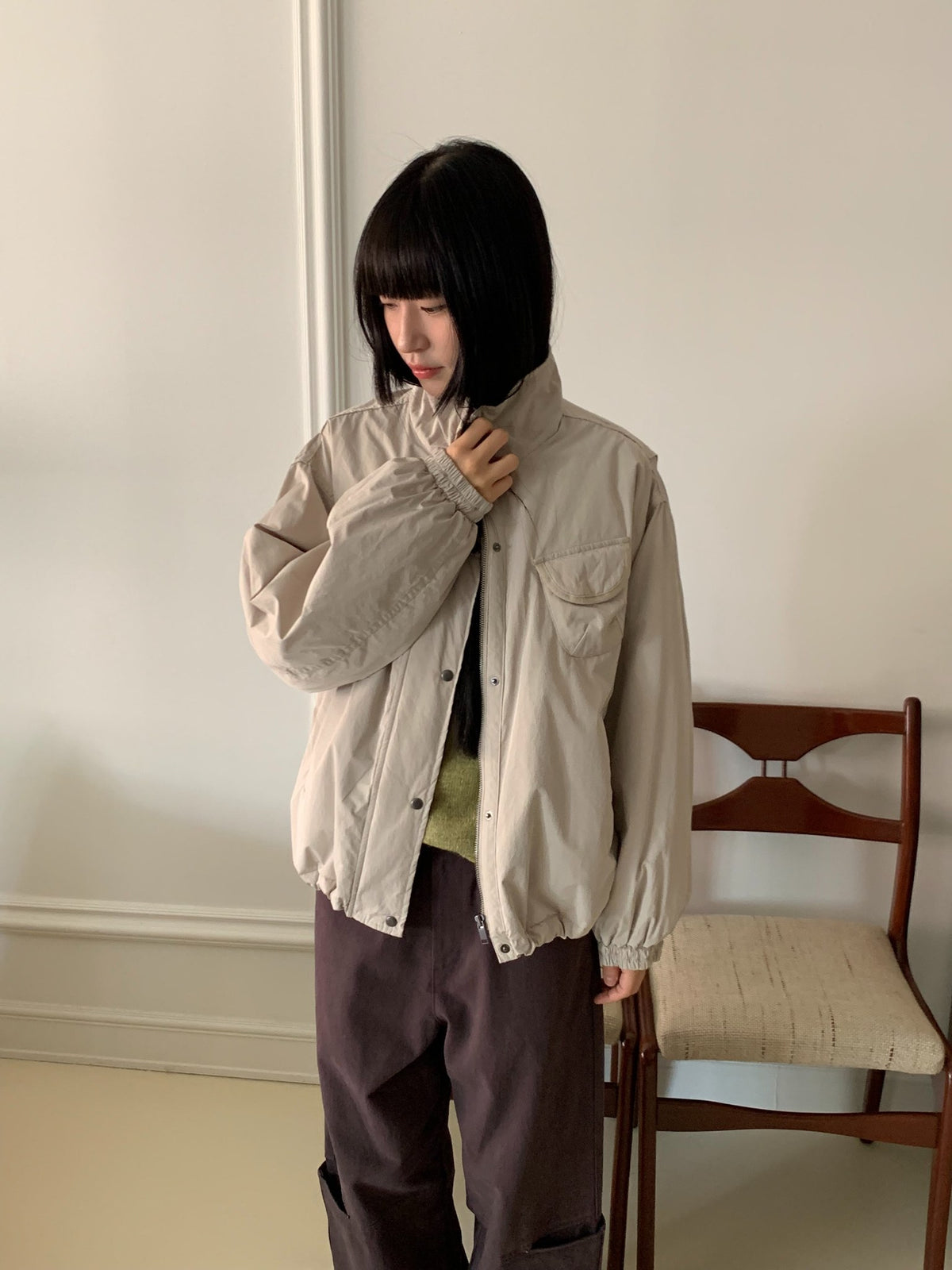 abel padded jumper-3col