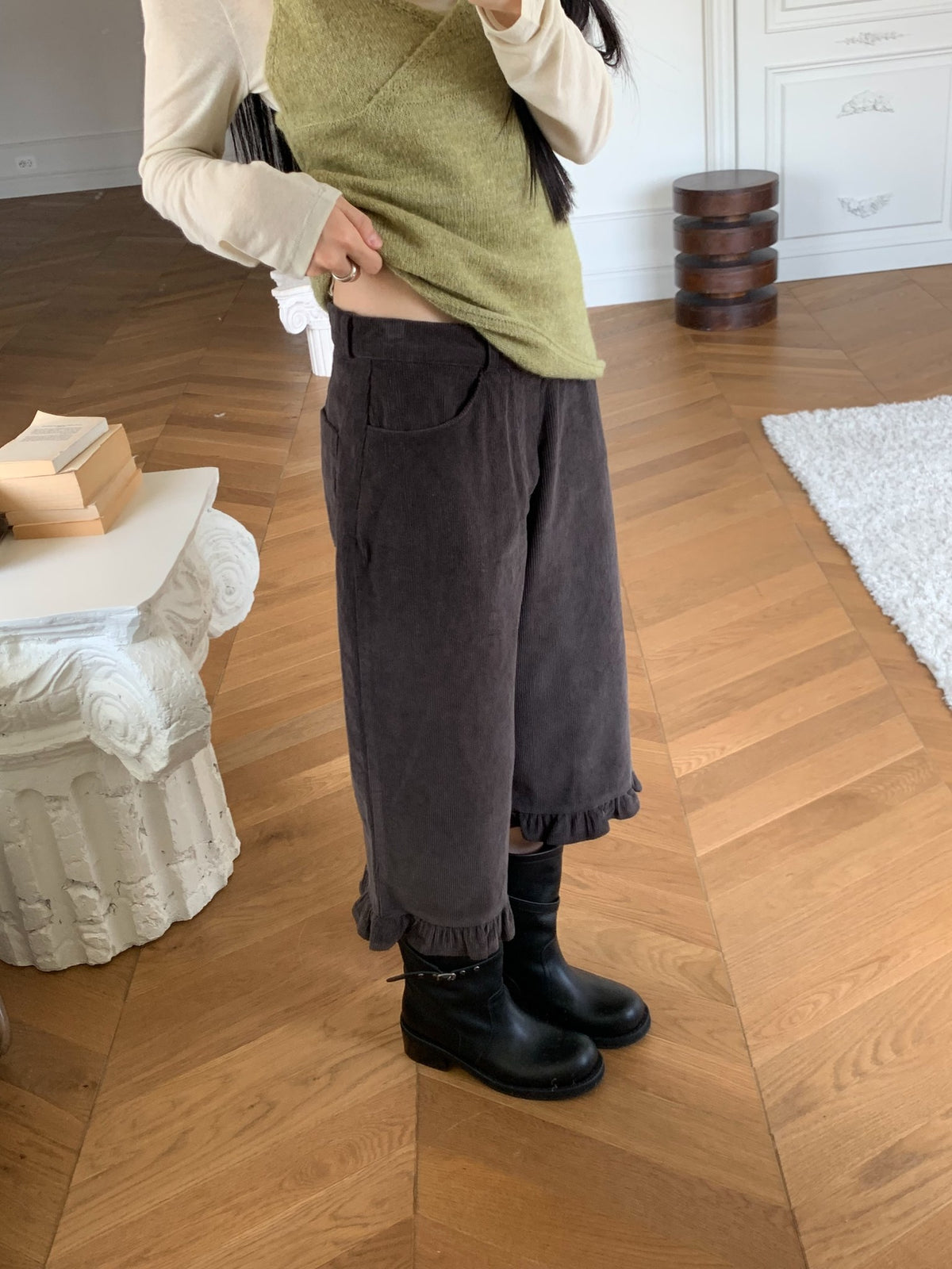 Flared pants-e3col