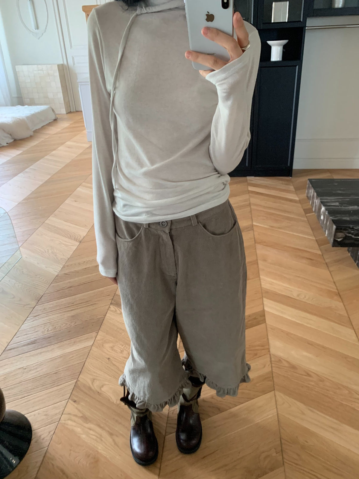 Flared pants-e3col