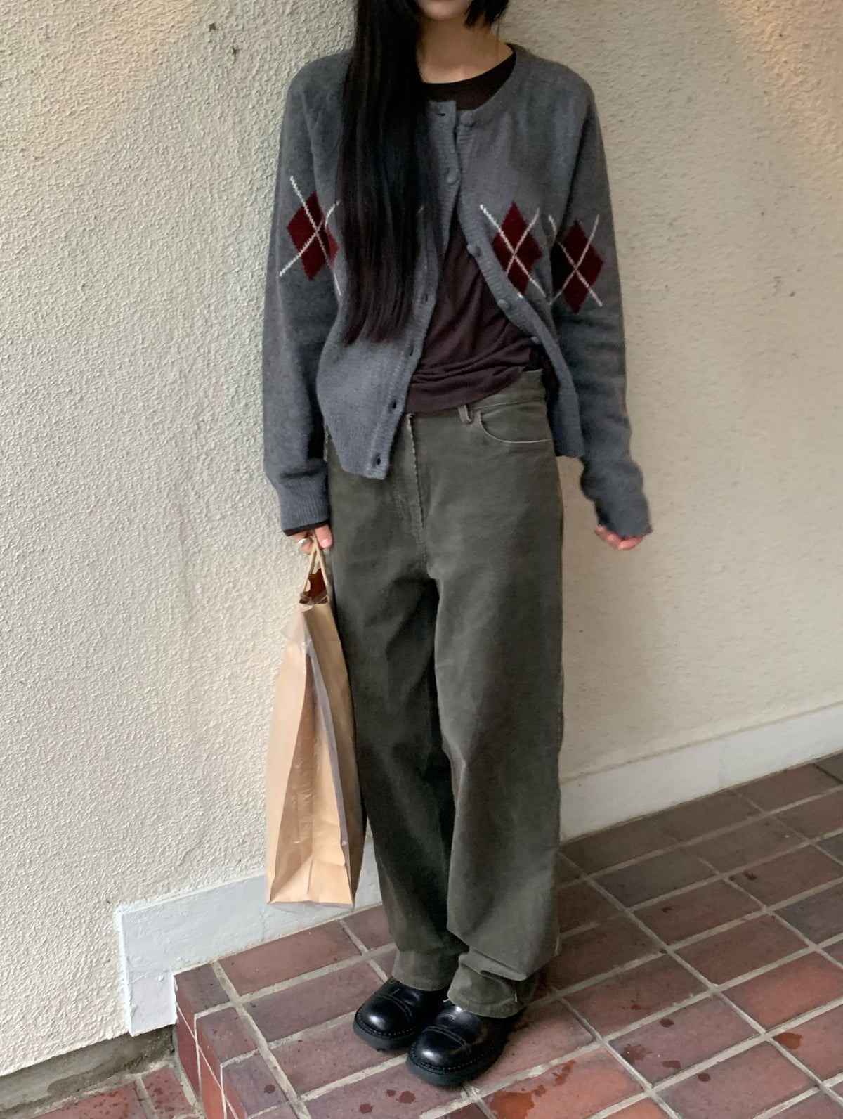 peer corduroy pants-3col