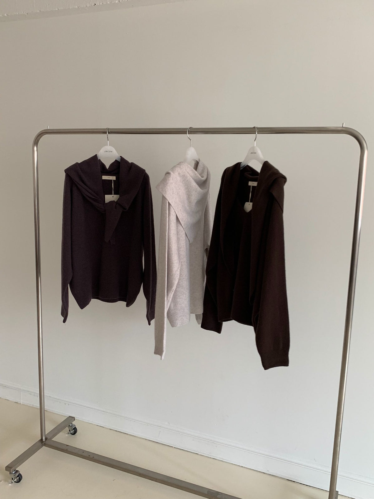 Mare shawl knit set-3col