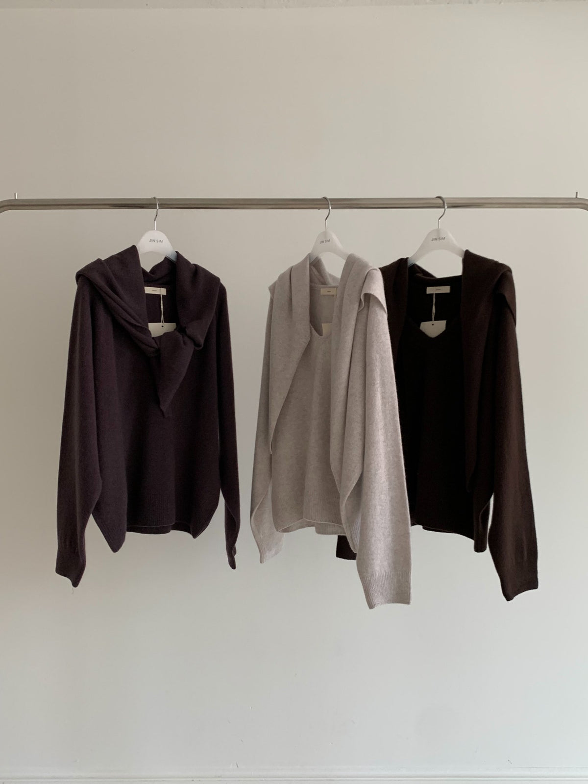 Mare shawl knit set-3col