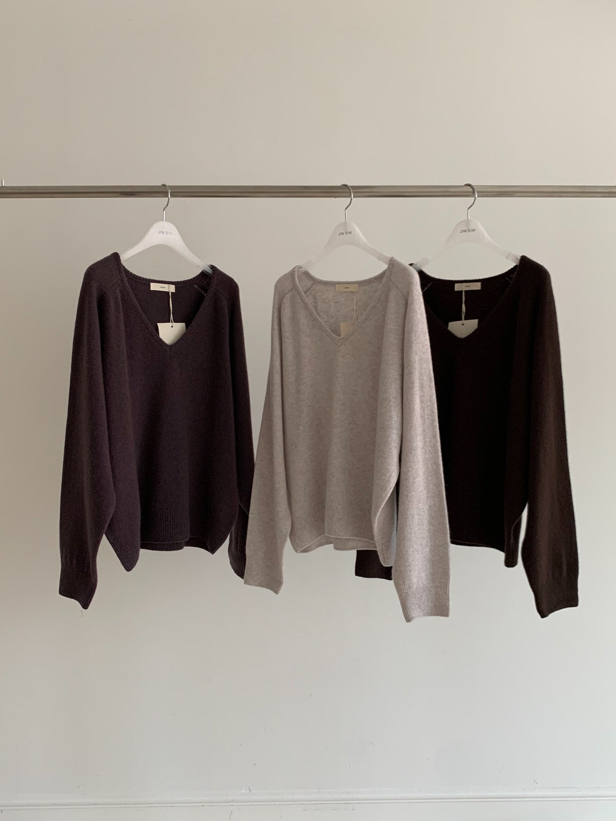 Mare shawl knit set-3col