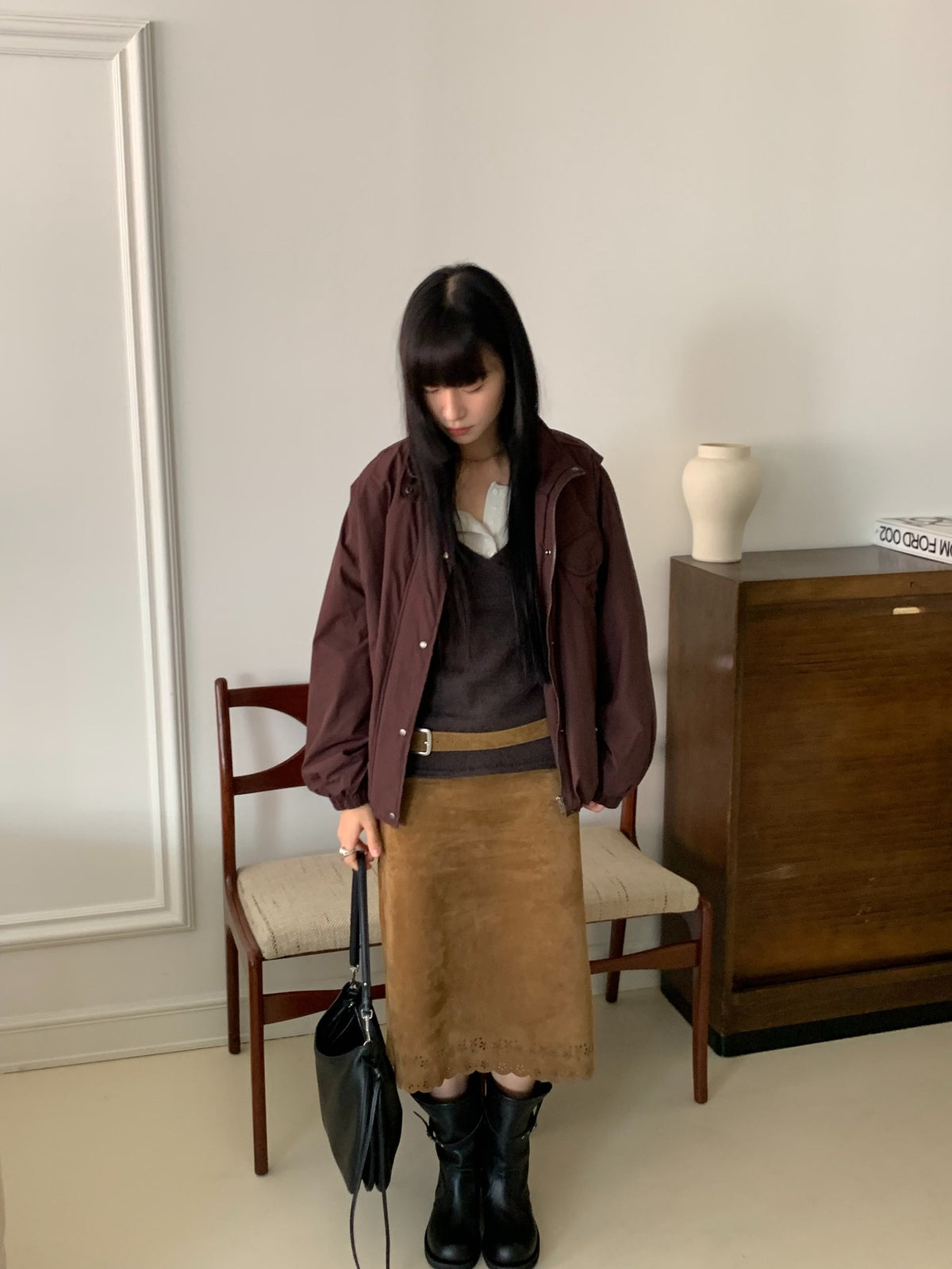 more suede skirt