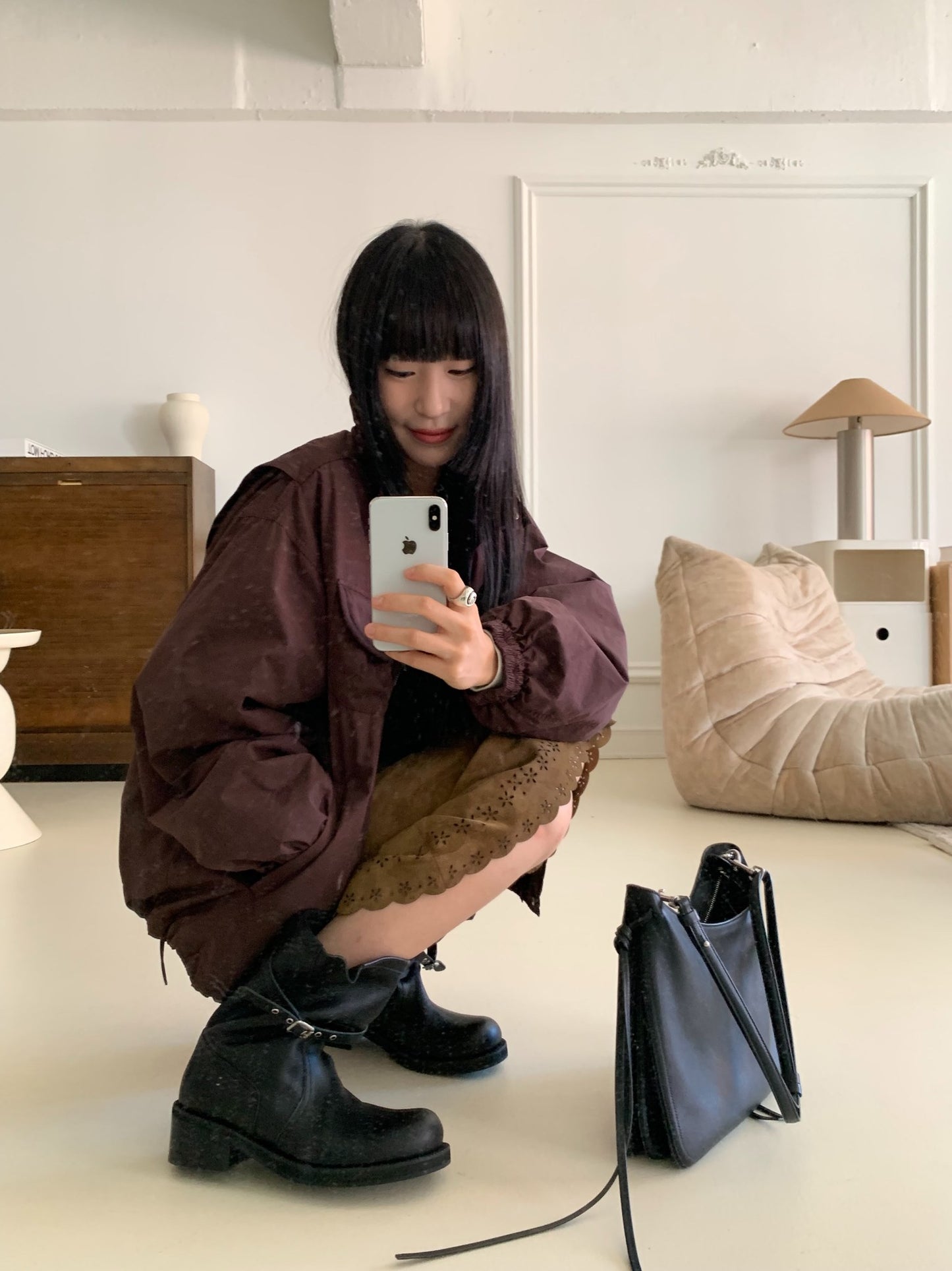 more suede skirt