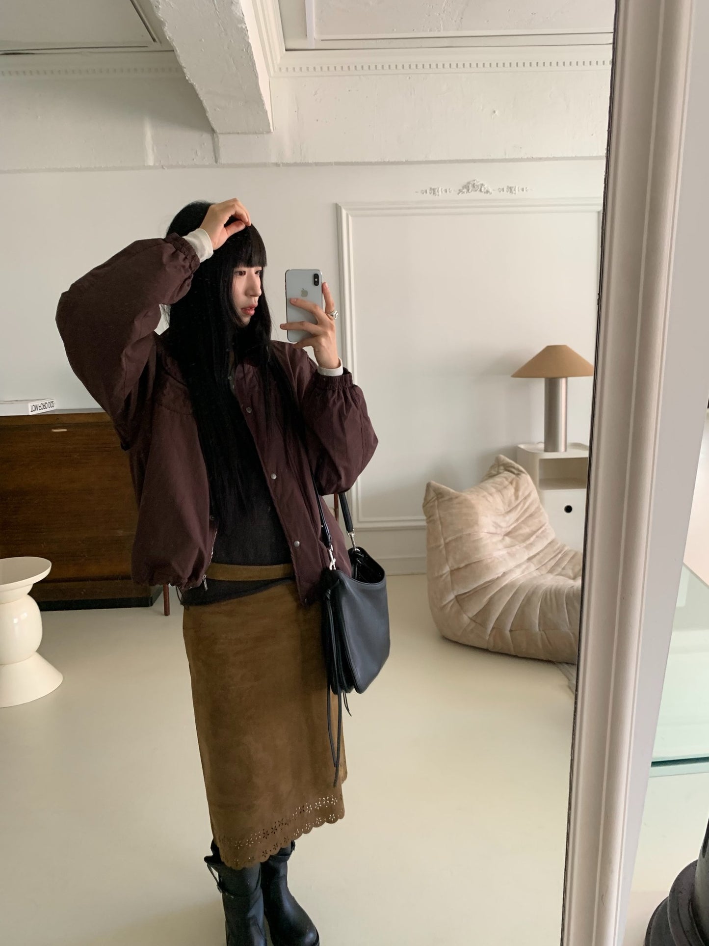 more suede skirt