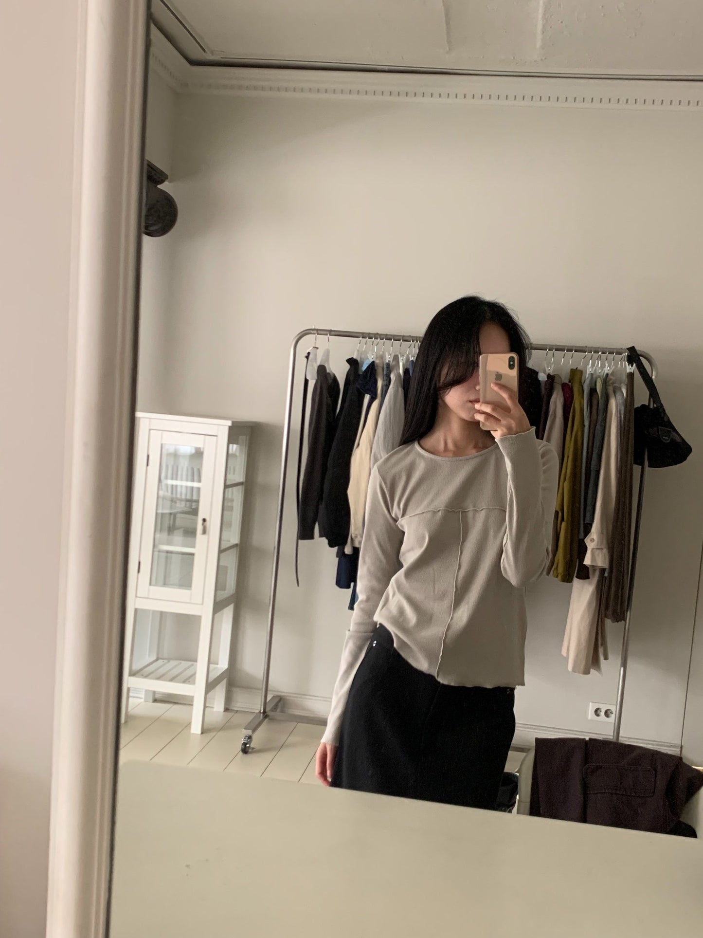 tony jersey skirt-2col