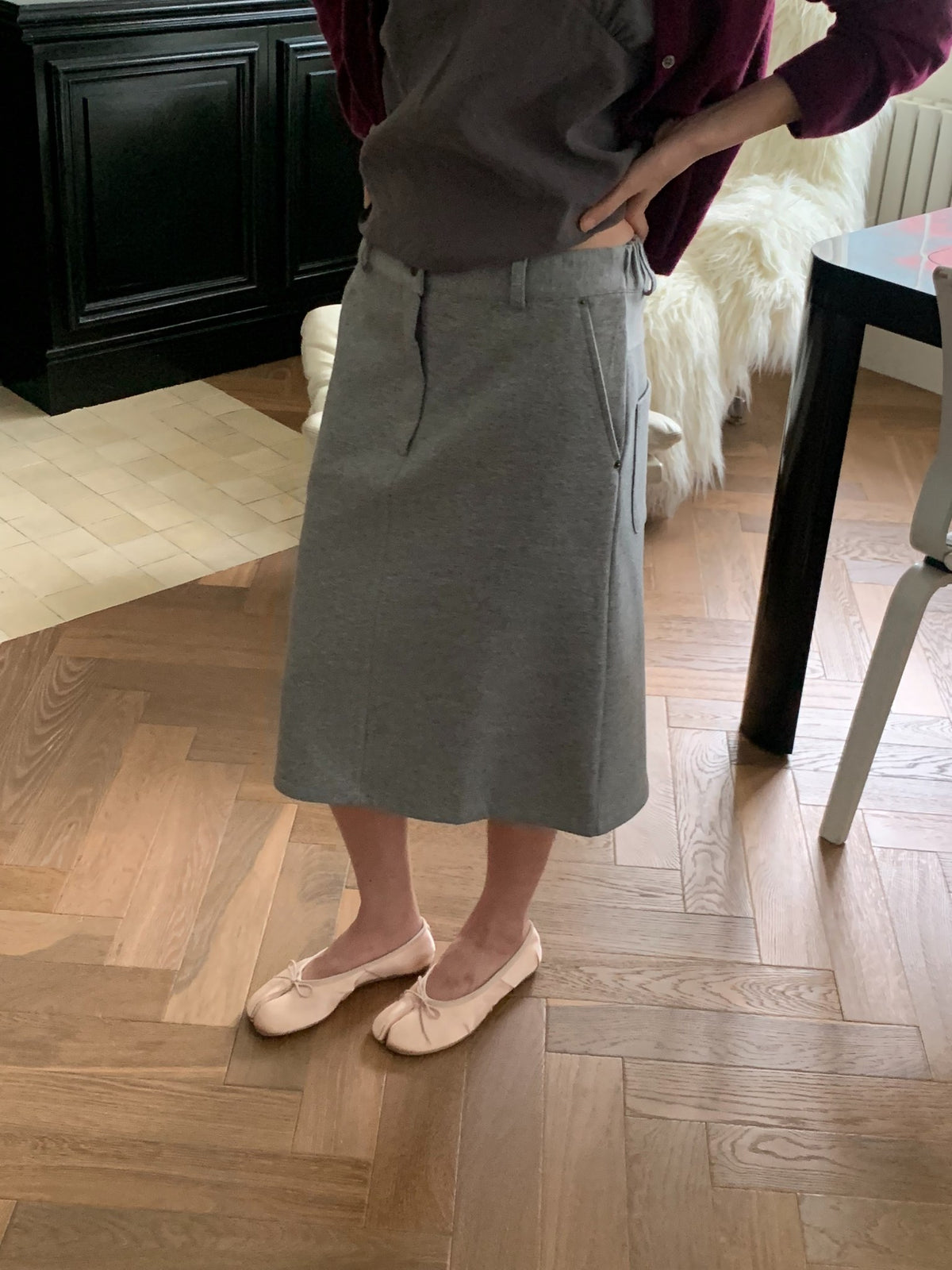 tony jersey skirt-2col