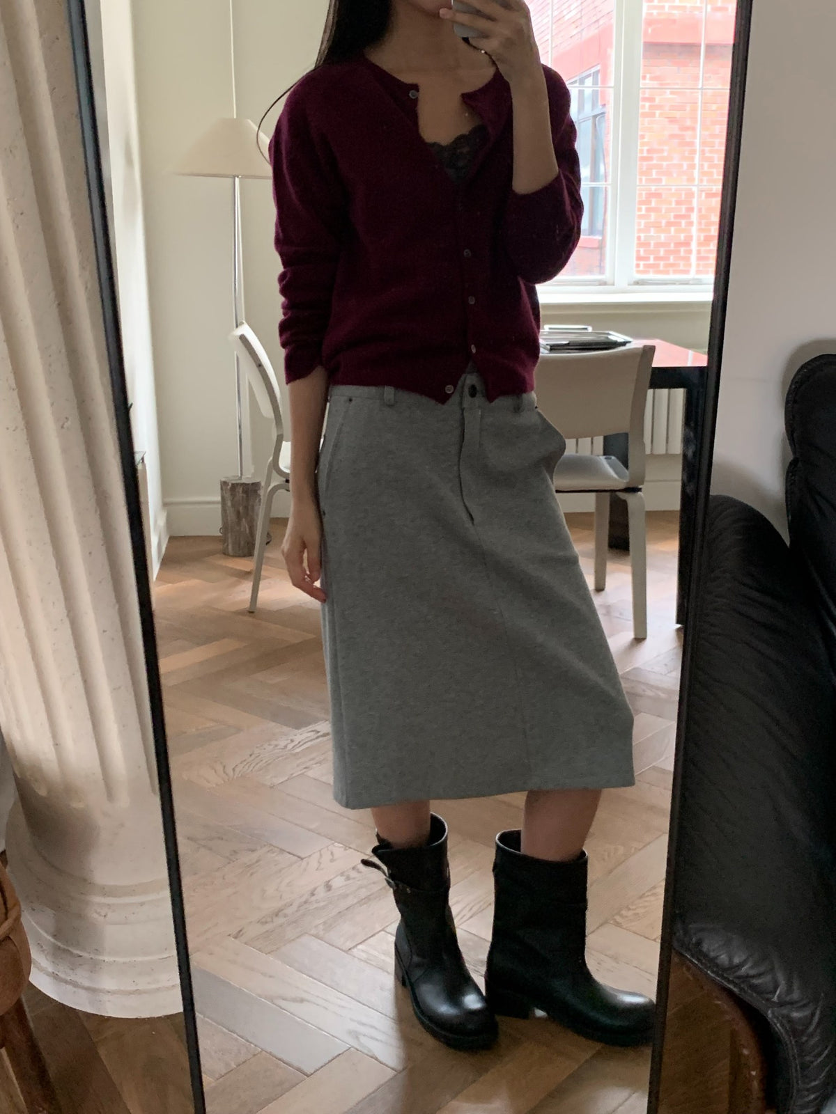 tony jersey skirt-2col