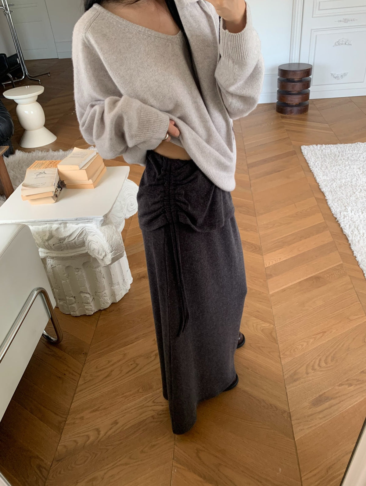 warming strap skirt-2col