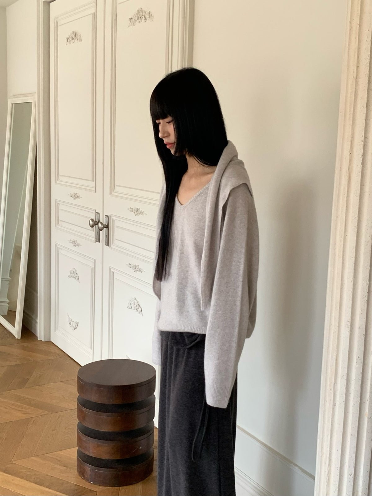 warming strap skirt-2col