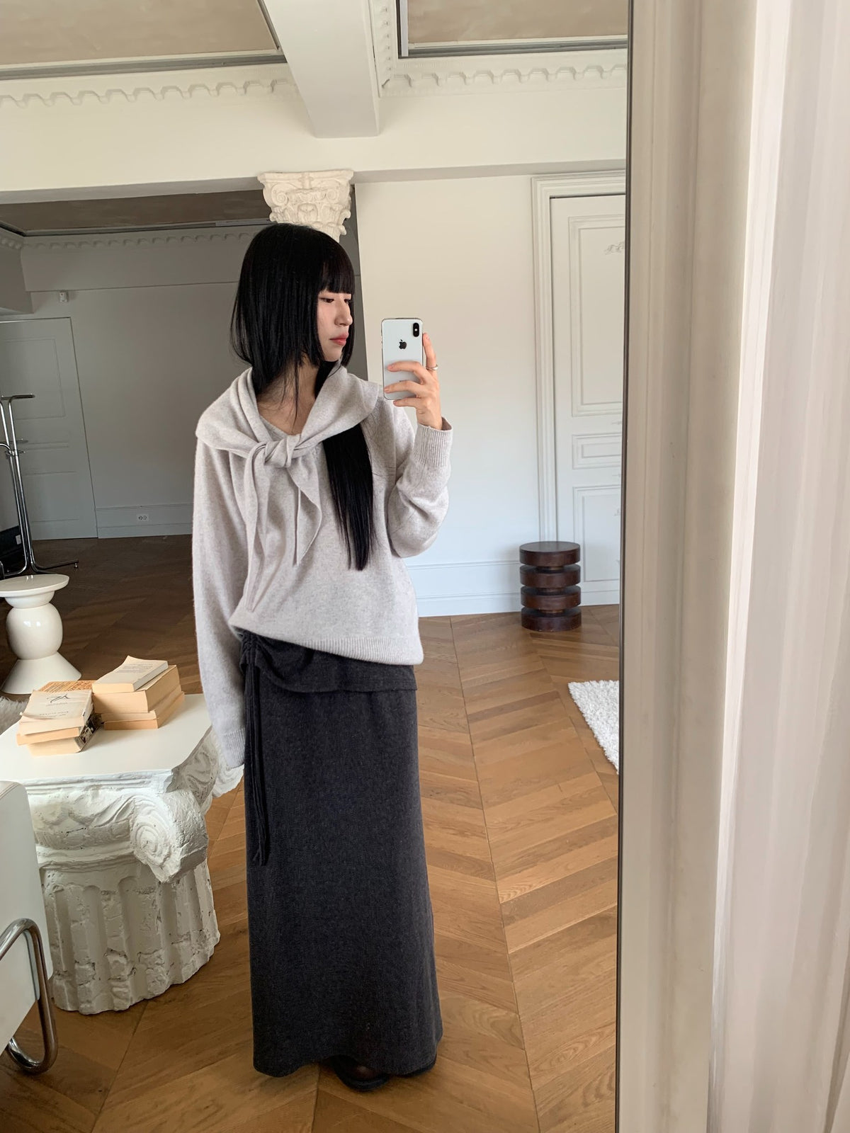 warming strap skirt-2col