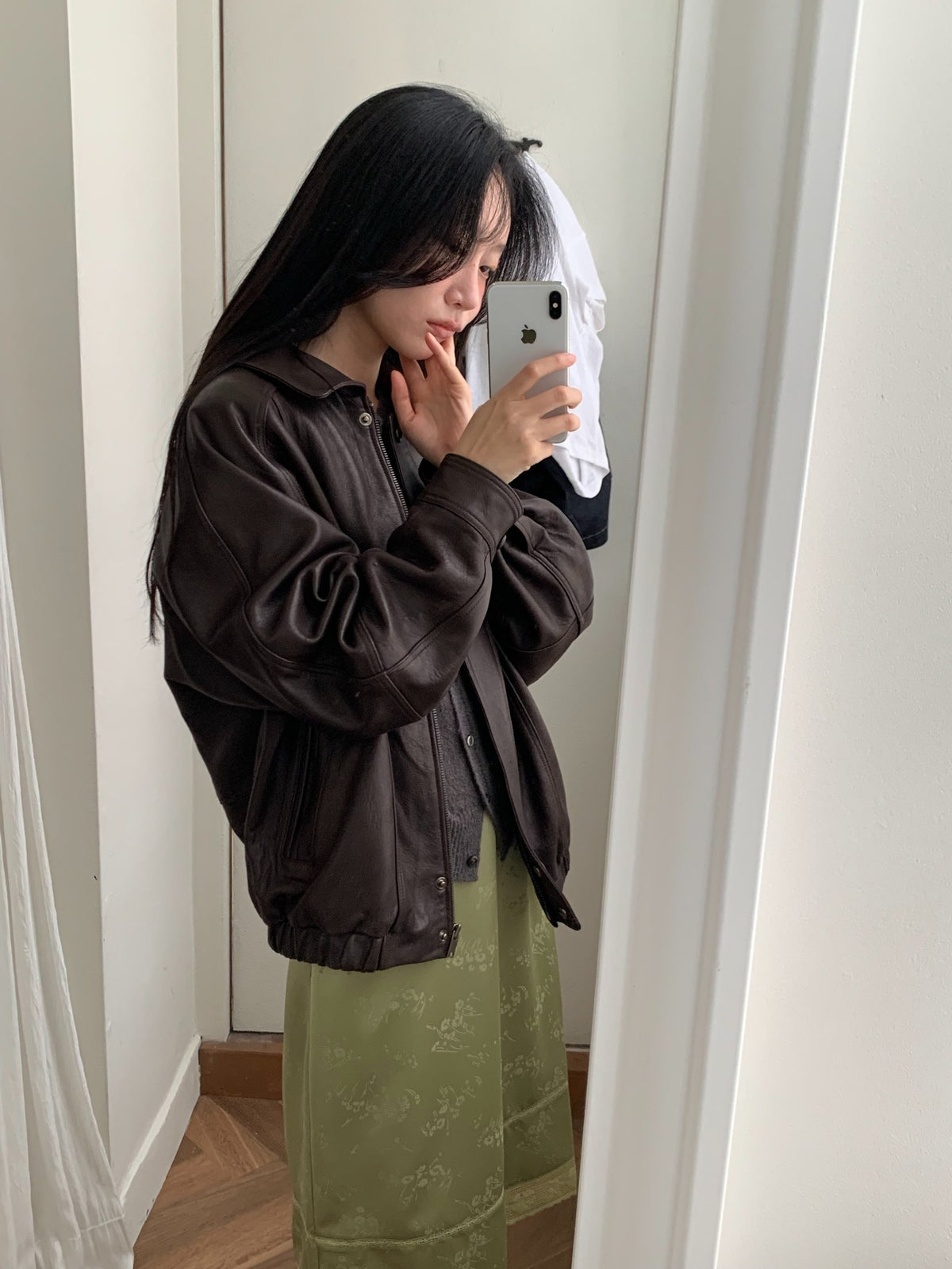 rina jacquard skirt