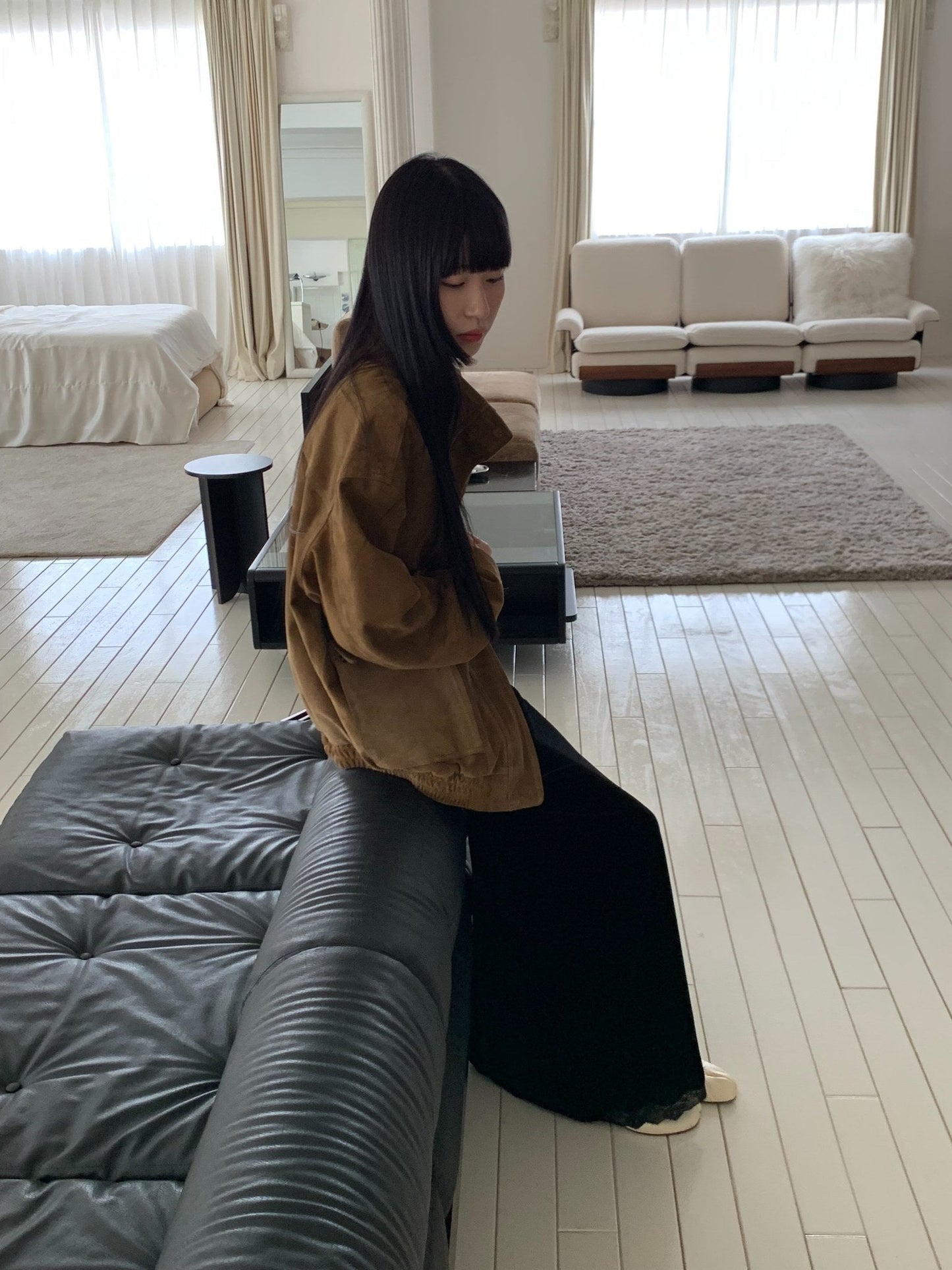 jerry velvet skirt-2col