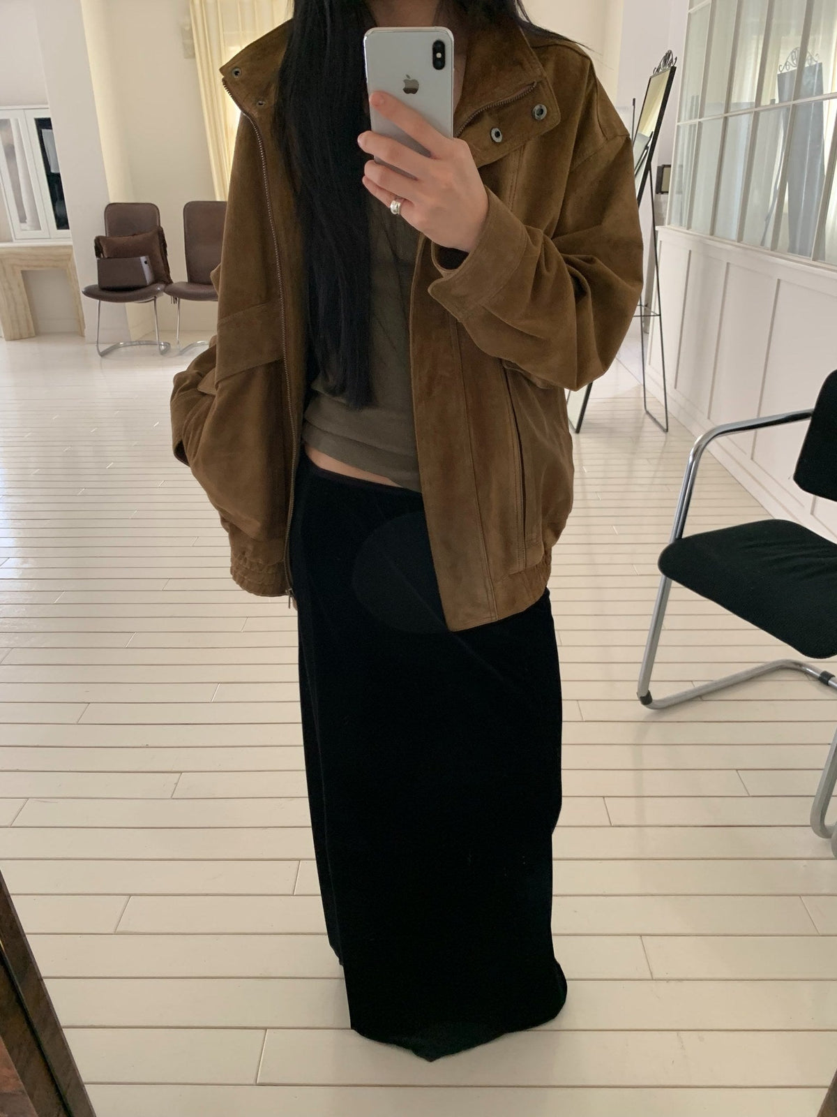 jerry velvet skirt-2col