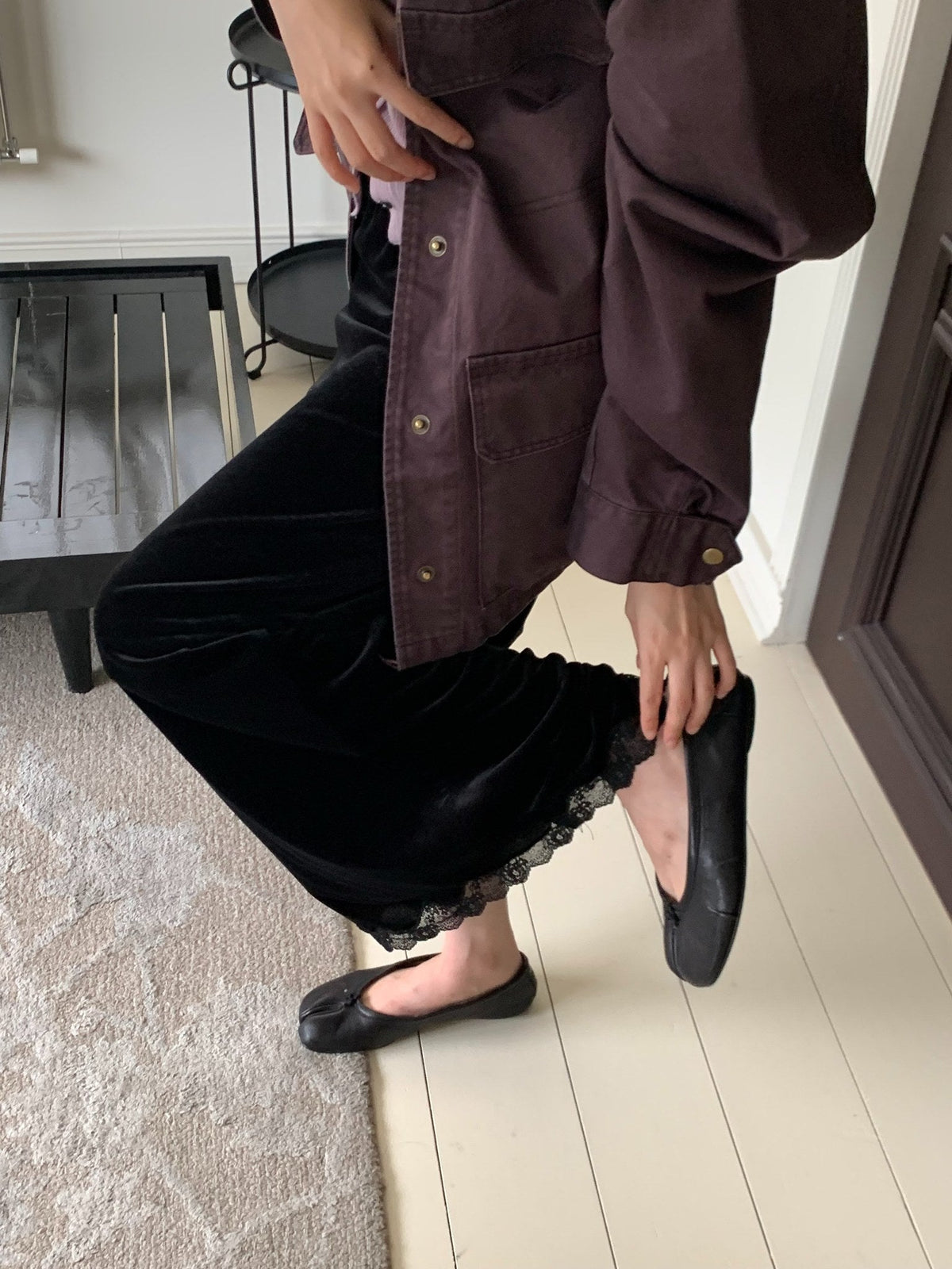 jerry velvet skirt-2col
