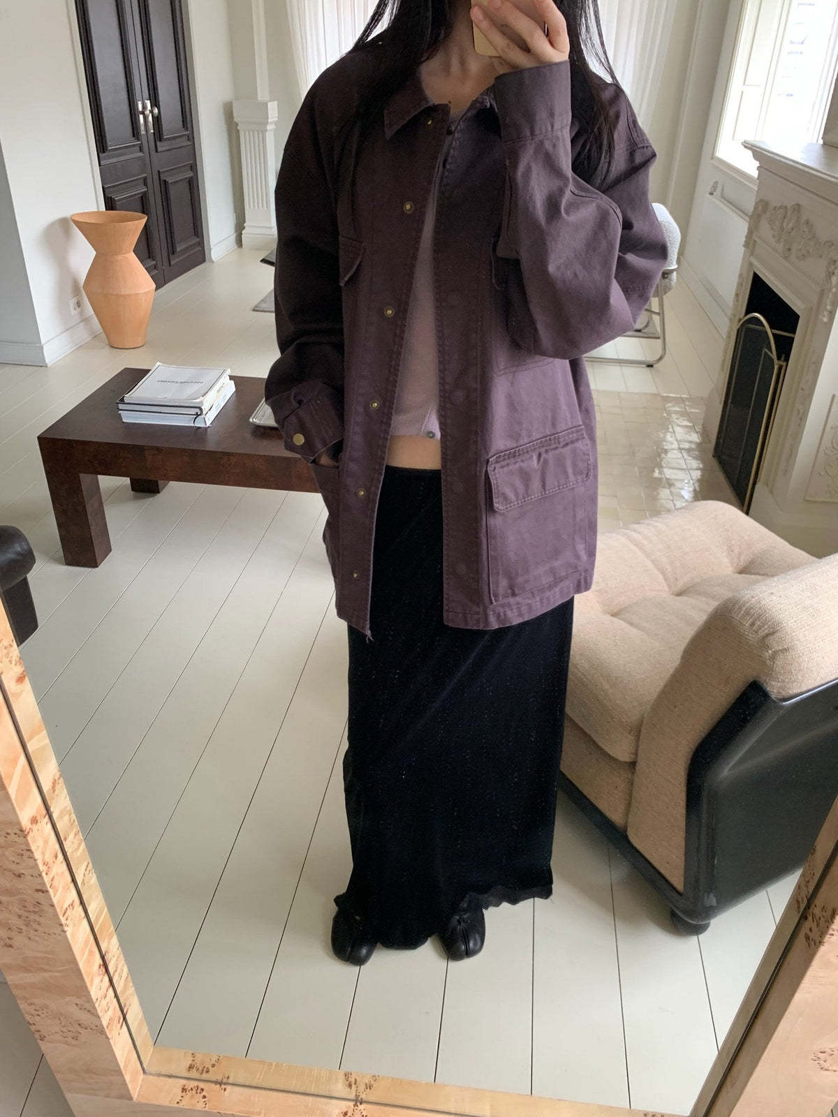 jerry velvet skirt-2col