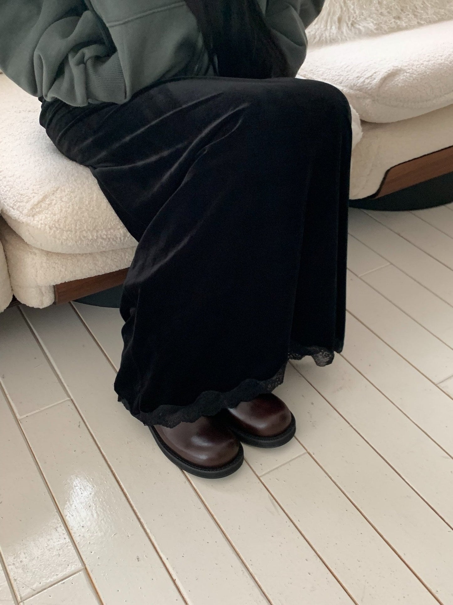 jerry velvet skirt-2col
