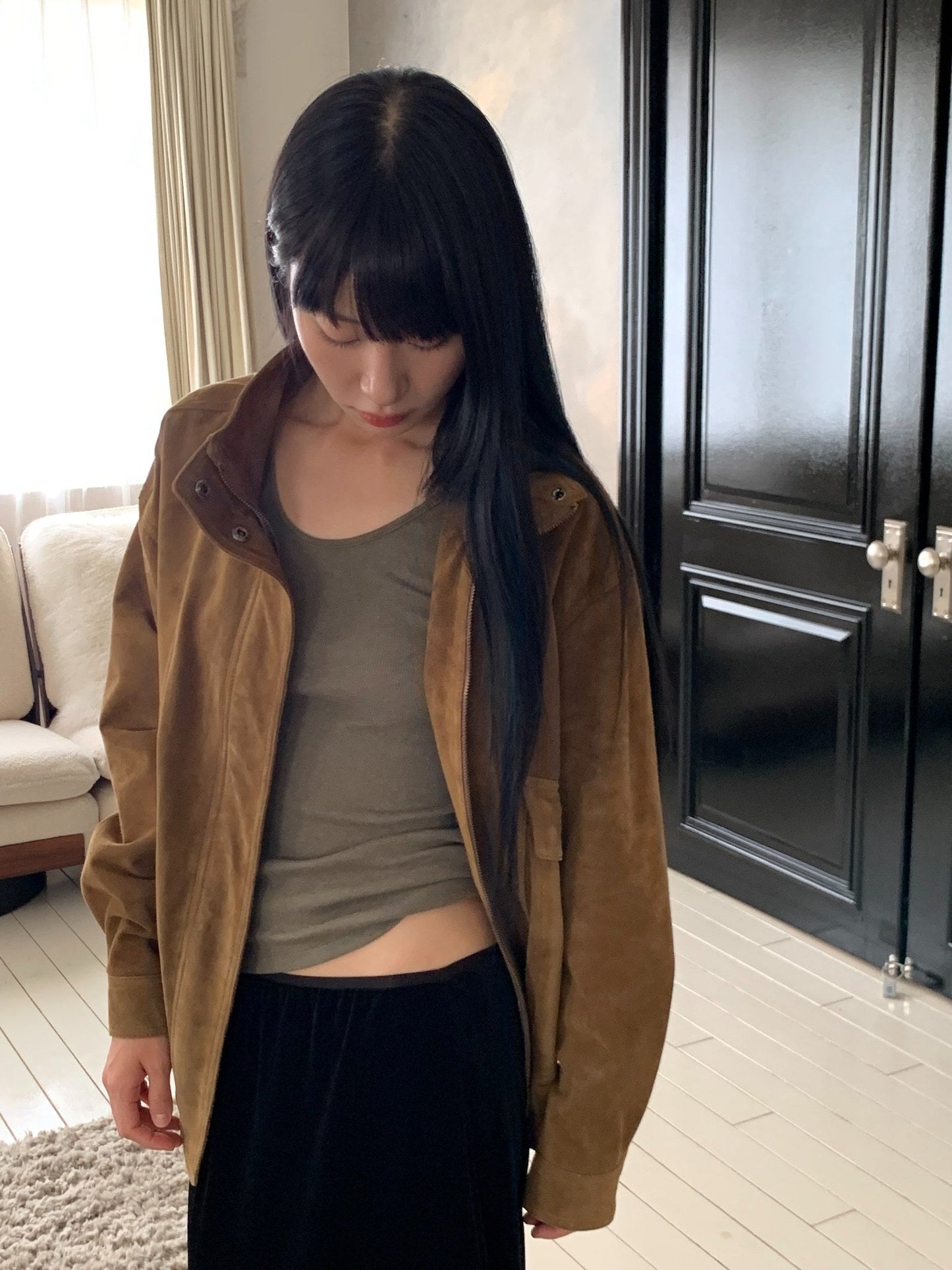 jerry velvet skirt-2col